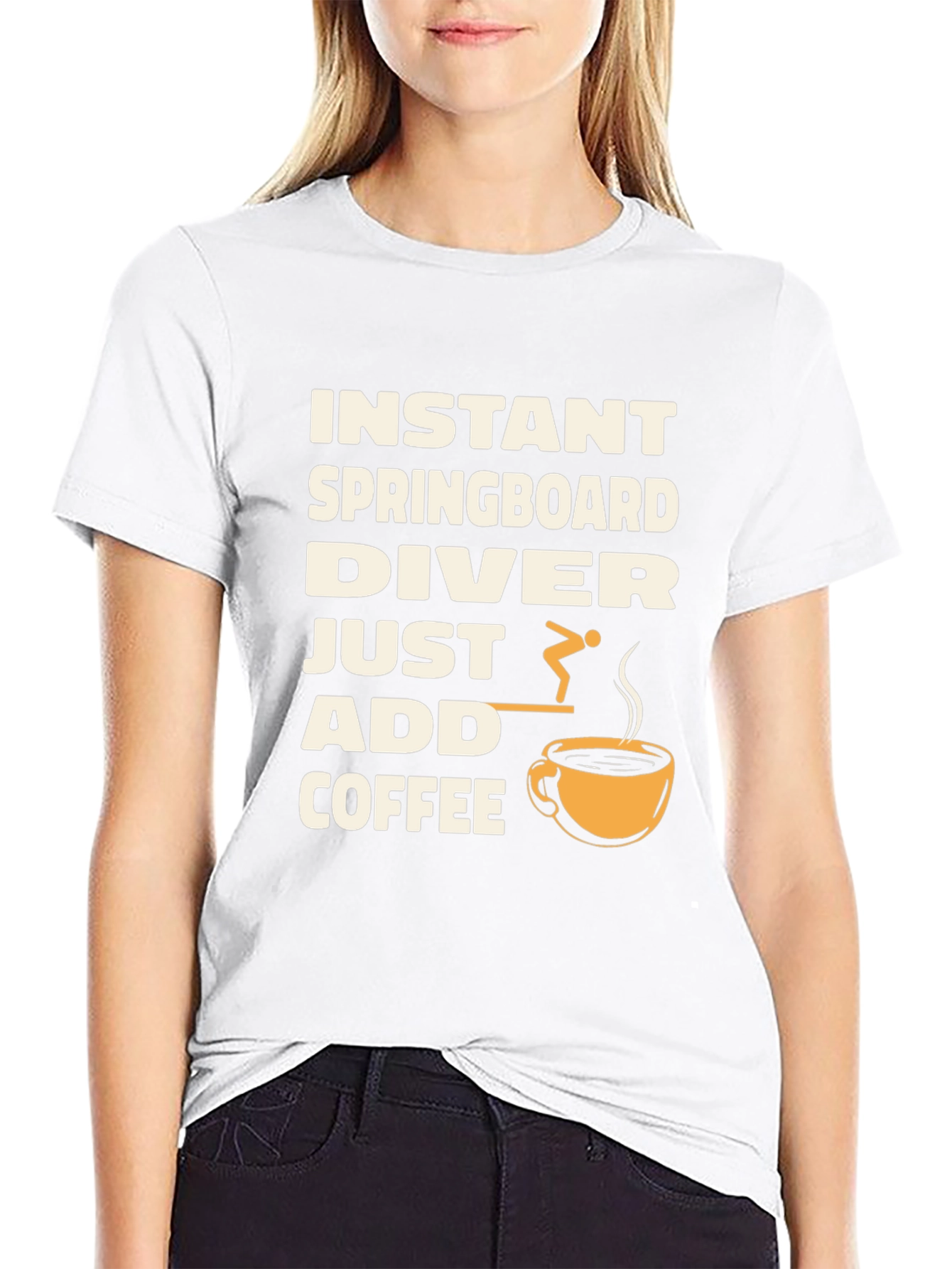 Instant Springboard Diver Coffee T-Shirt