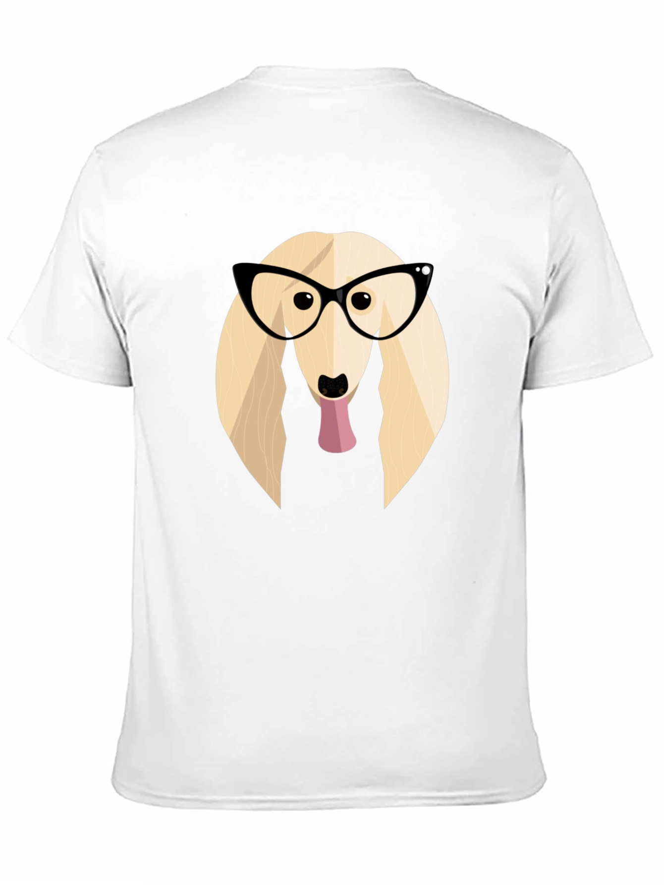Dog with Glasses Graphic Tee - Stylish Black T-Shirt