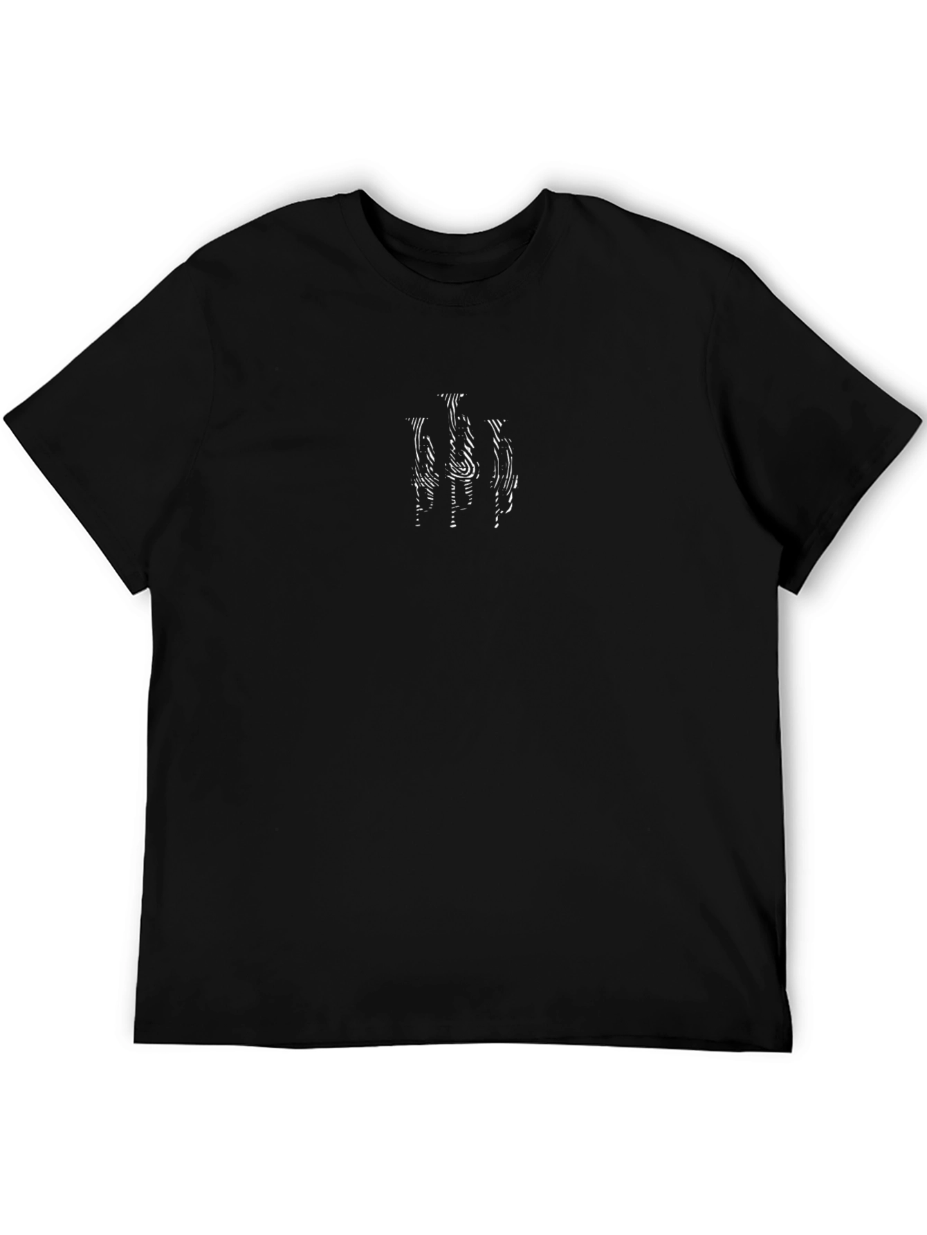Modern Graphic Black T-Shirt