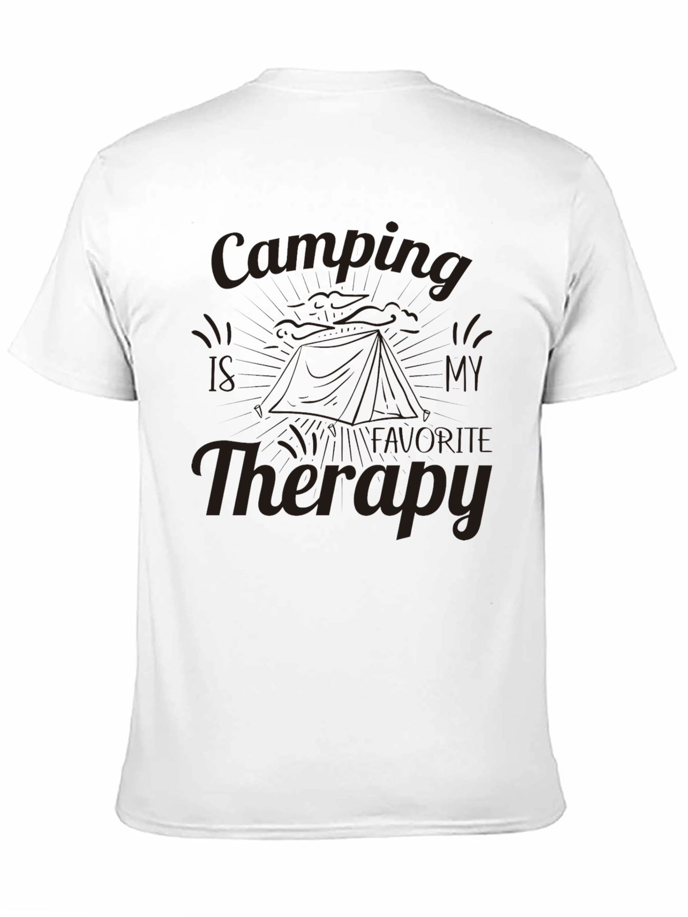 Camping Therapy Graphic T-Shirt - Adventure Ready!
