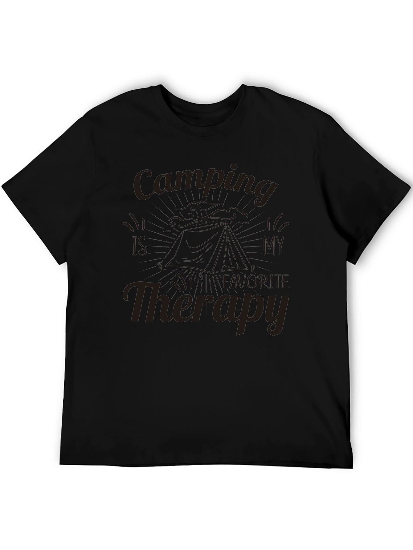 Camping Therapy Graphic T-Shirt - Adventure Ready!