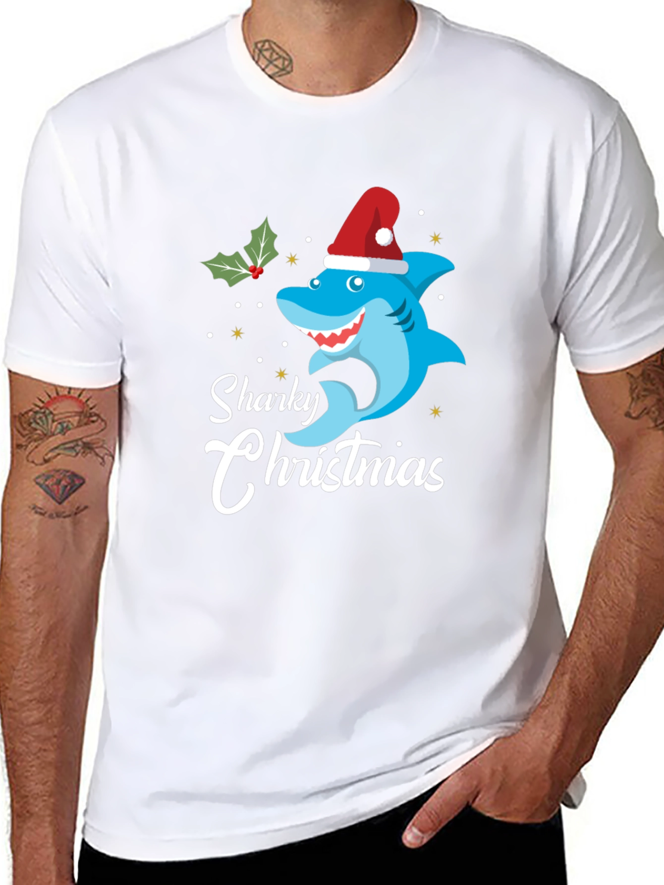 Sharky Christmas T-Shirt