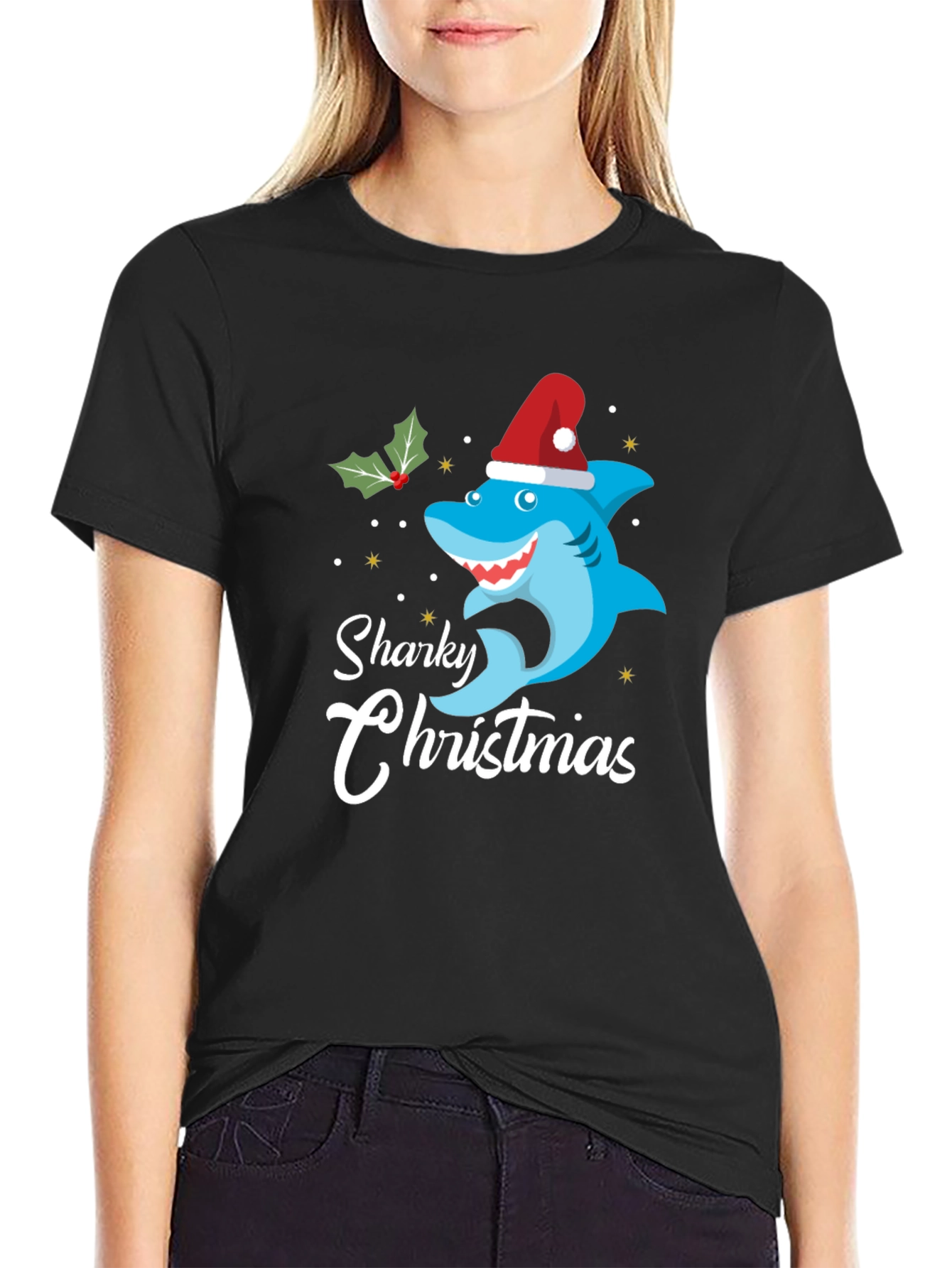 Sharky Christmas T-Shirt