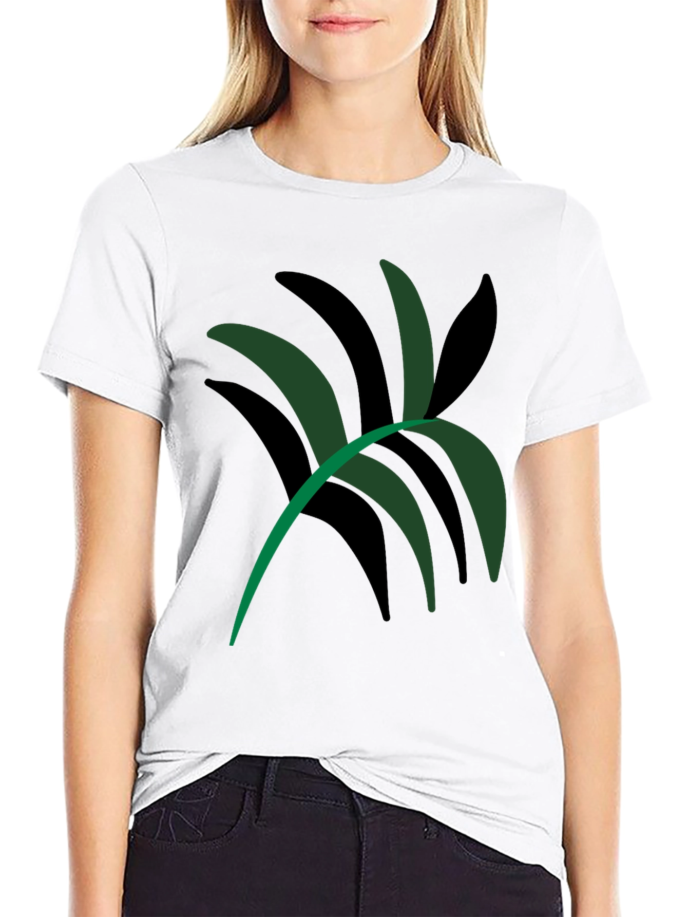 Abstract Palm Tee - Modern Graphic T-Shirt