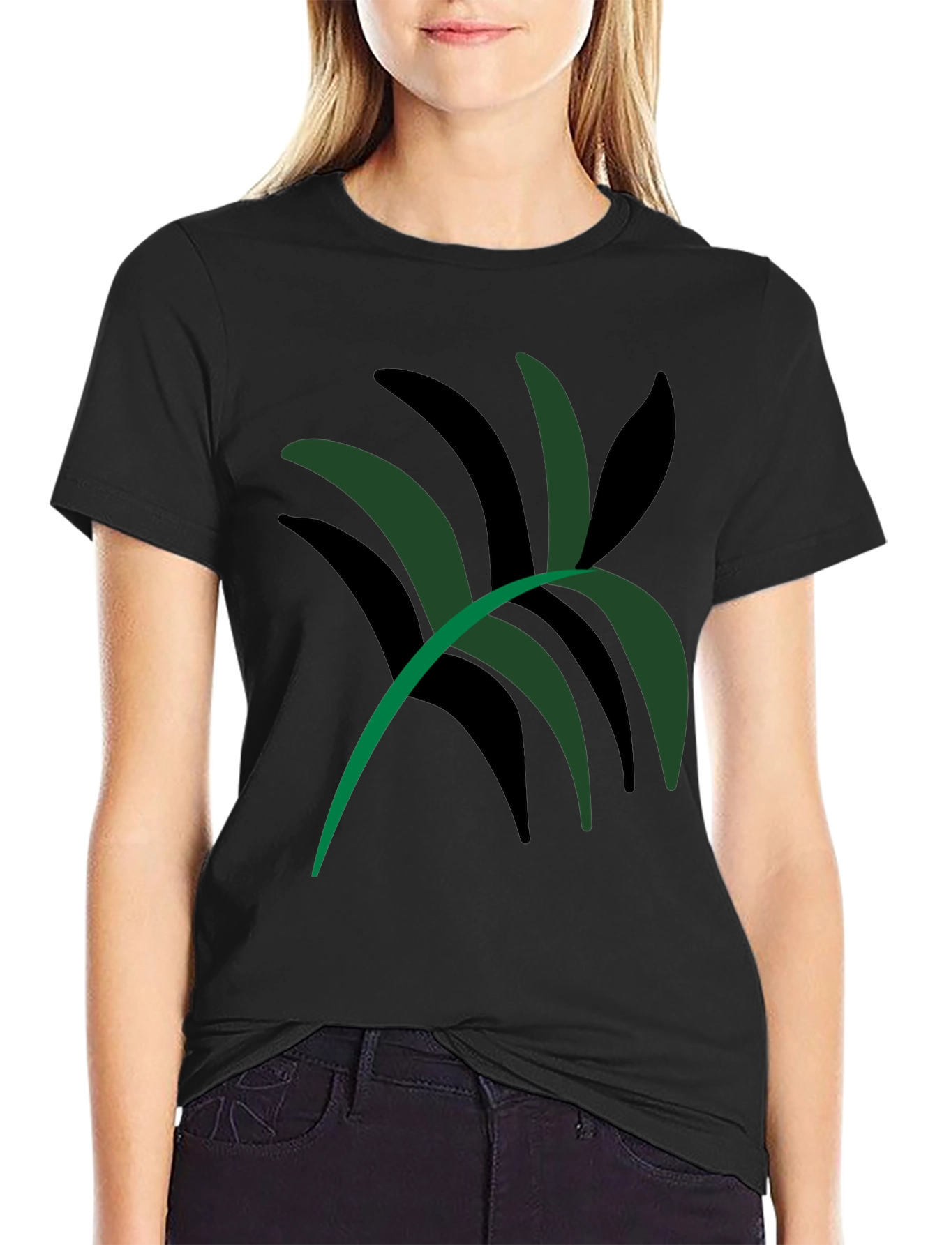 Abstract Palm Tee - Modern Graphic T-Shirt