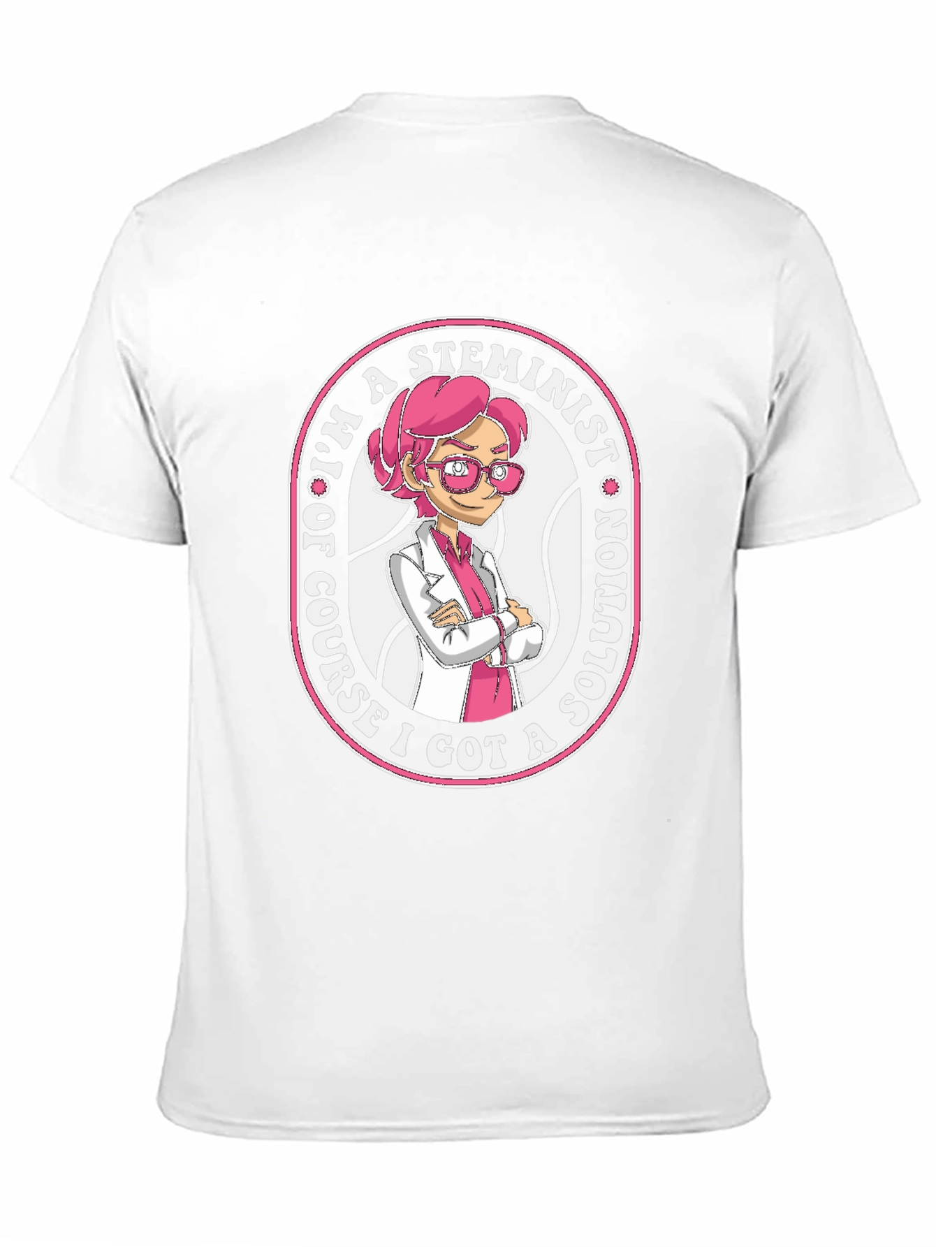 STEMinist Cartoon T-Shirt - Science & Womens Rights Tee