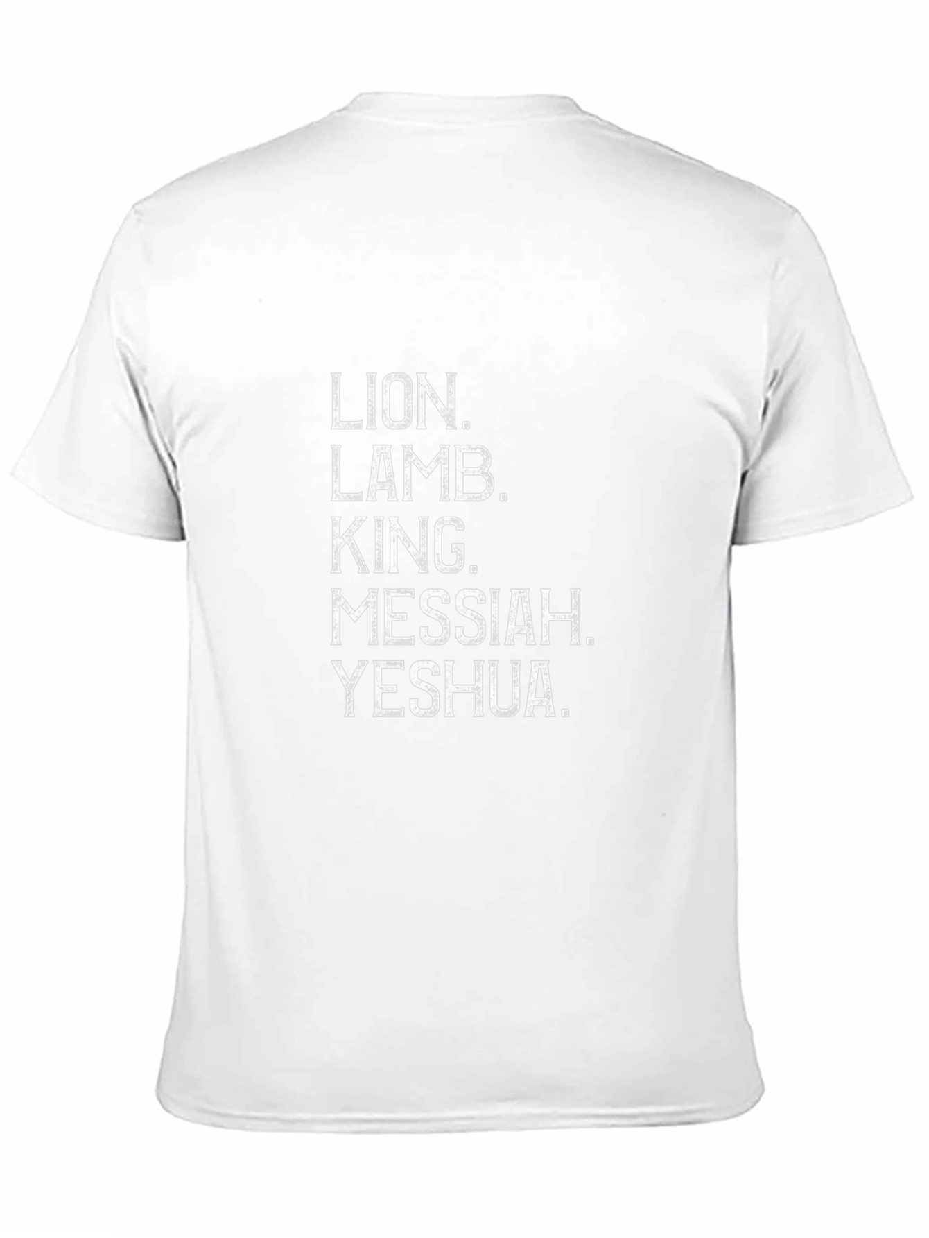 Lion Lamb King Messiah Yeshua Black Graphic Tee