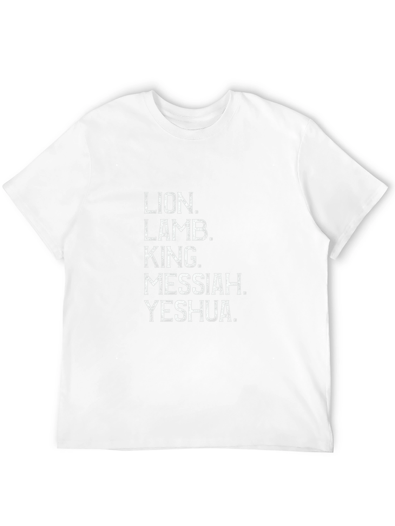 Lion Lamb King Messiah Yeshua Black Graphic Tee