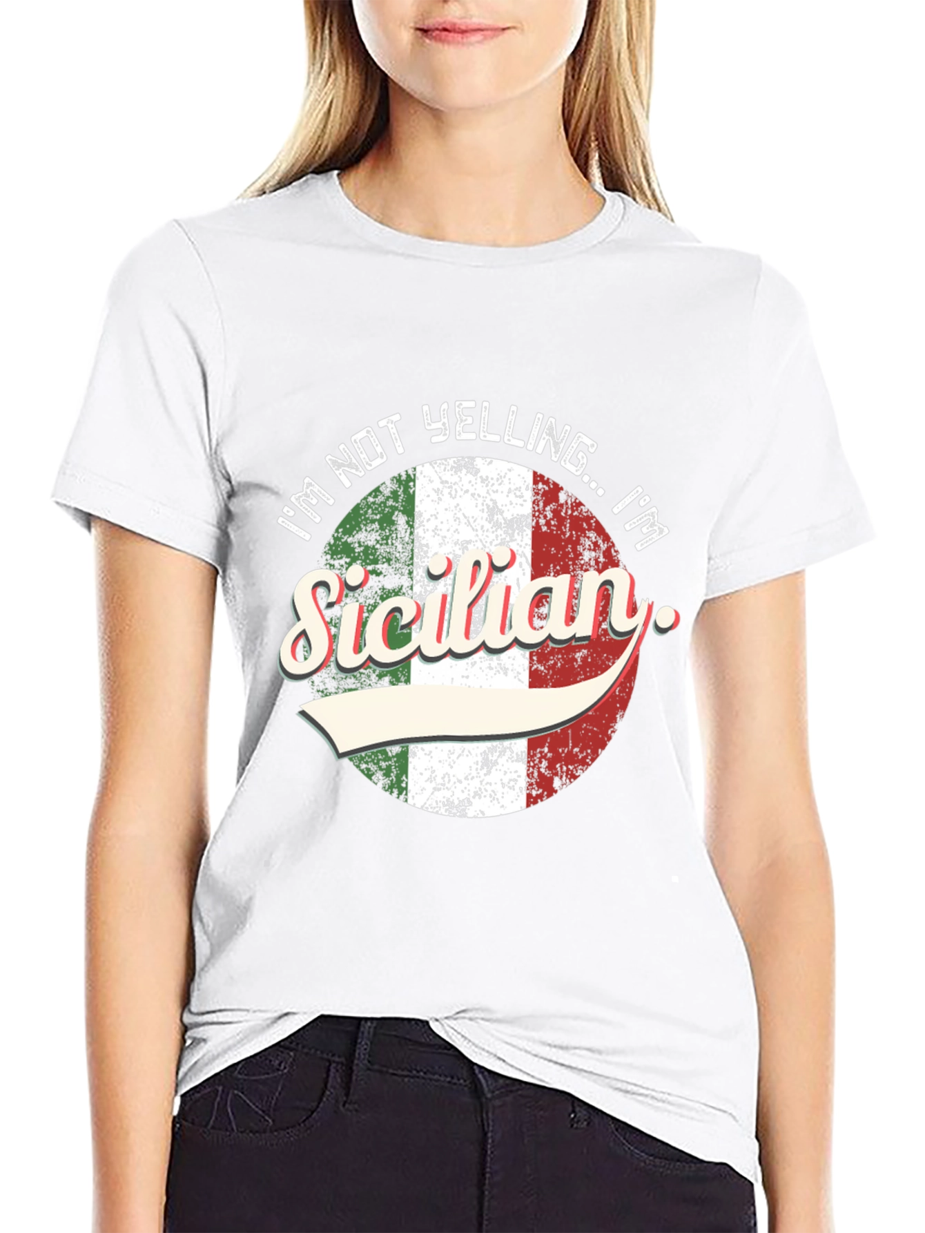 Im Not Yelling Im Sicilian T-Shirt