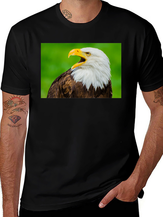 Bald Eagle Graphic Tee - Patriotic Bird Lover