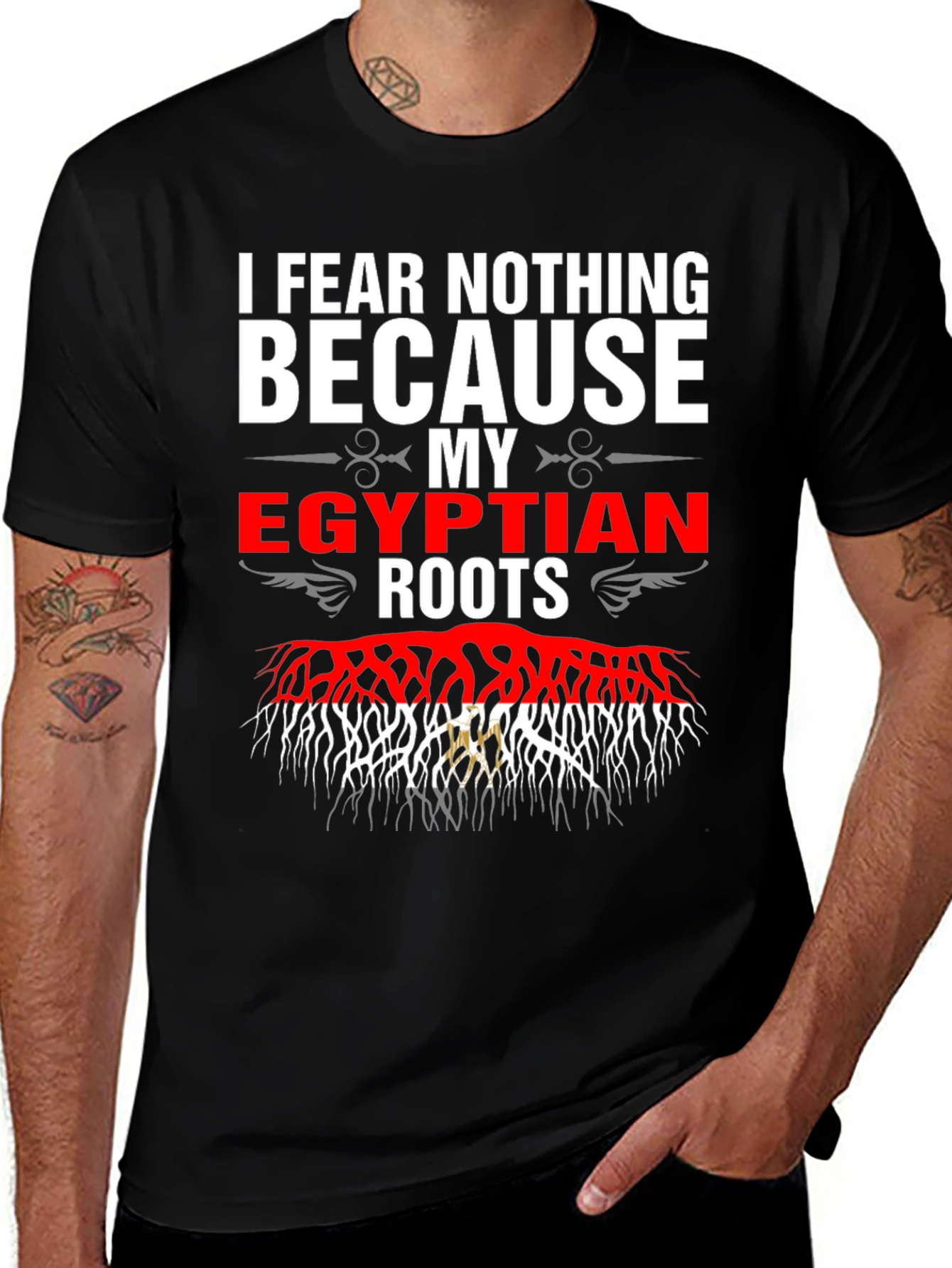 Egyptian Roots Graphic Tee - I Fear Nothing