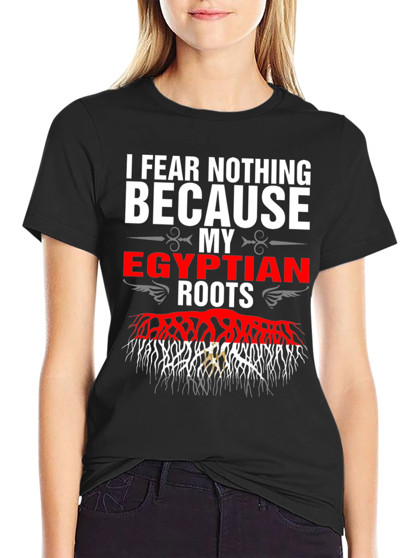 Egyptian Roots Graphic Tee - I Fear Nothing