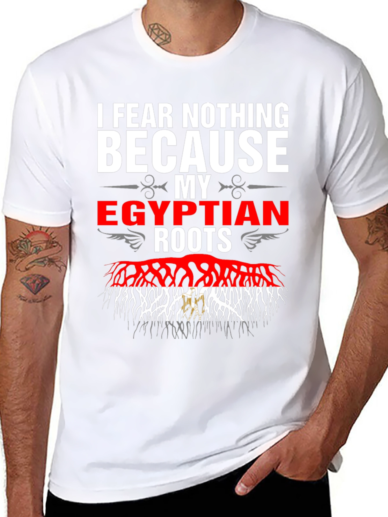 Egyptian Roots Graphic Tee - I Fear Nothing