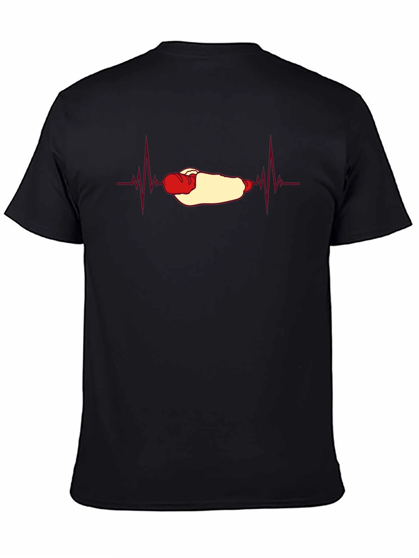 Hot Dog Heartbeat T-Shirt - Foodie Fun!