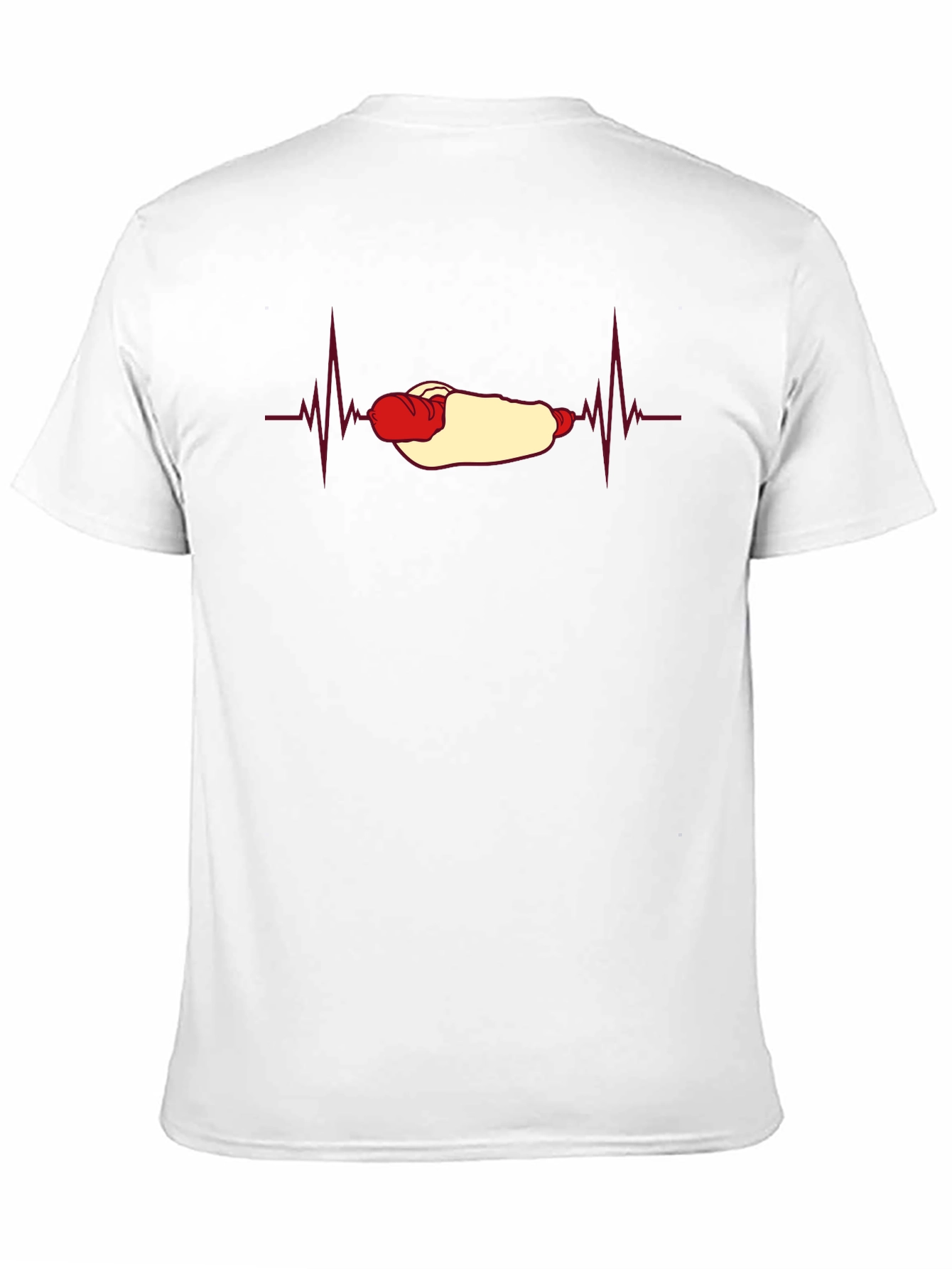 Hot Dog Heartbeat T-Shirt - Foodie Fun!