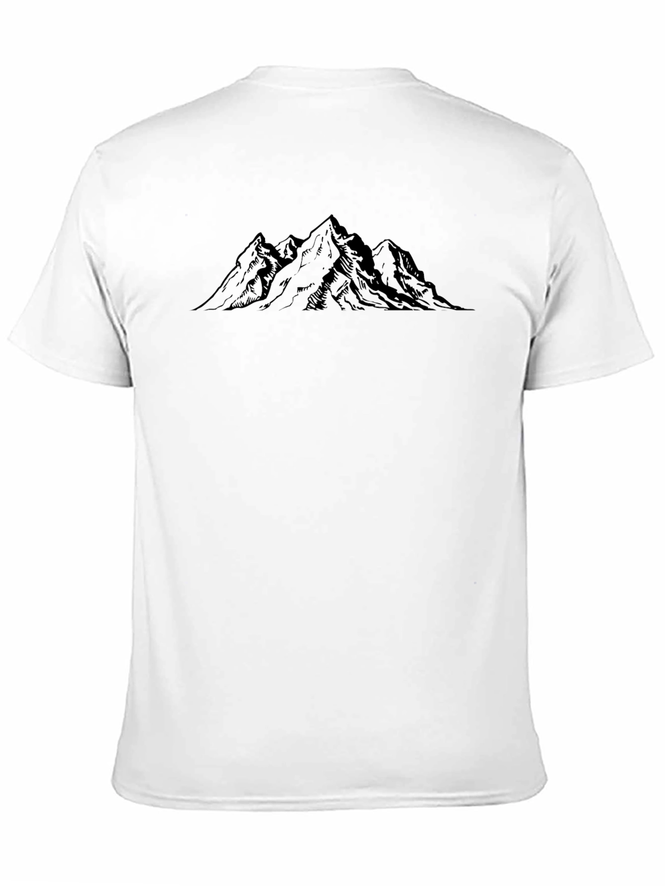 Mountain Peak Graphic Tee - Classic Black