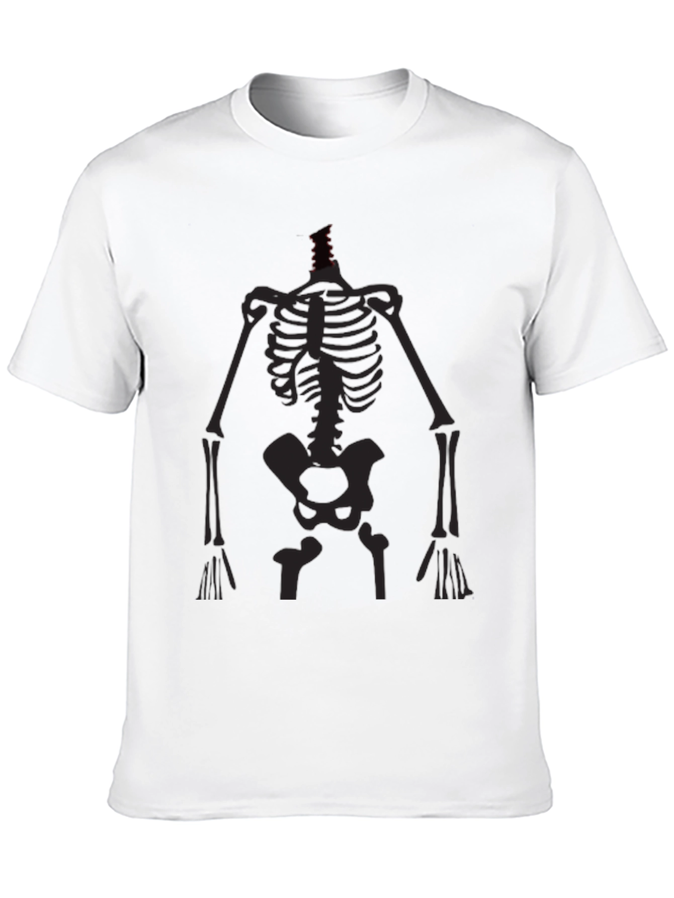 Mens Skeleton Graphic Tee - Black