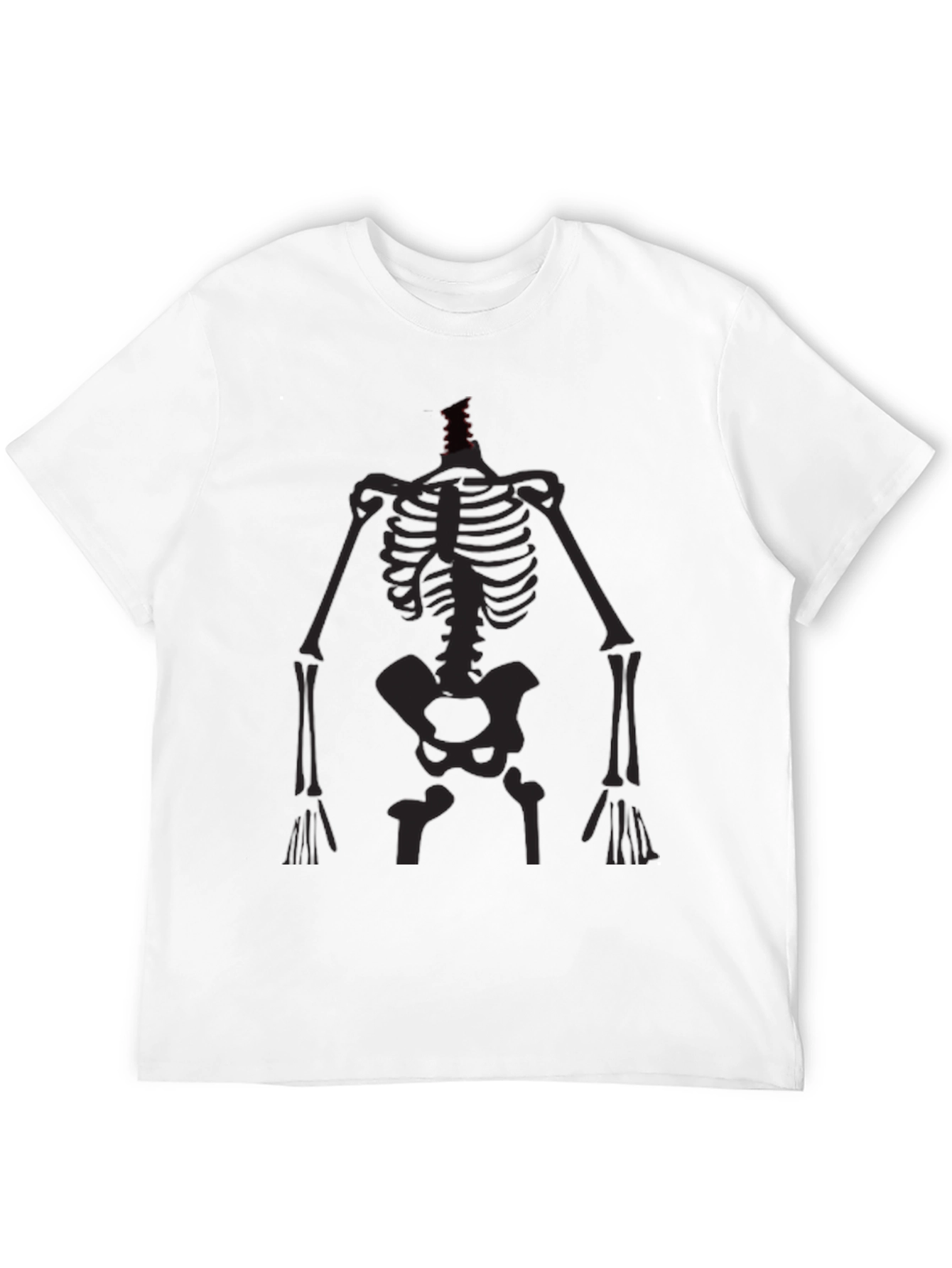 Mens Skeleton Graphic Tee - Black