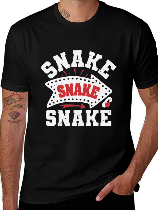 Snake Arrow Novelty Graphic T-Shirt
