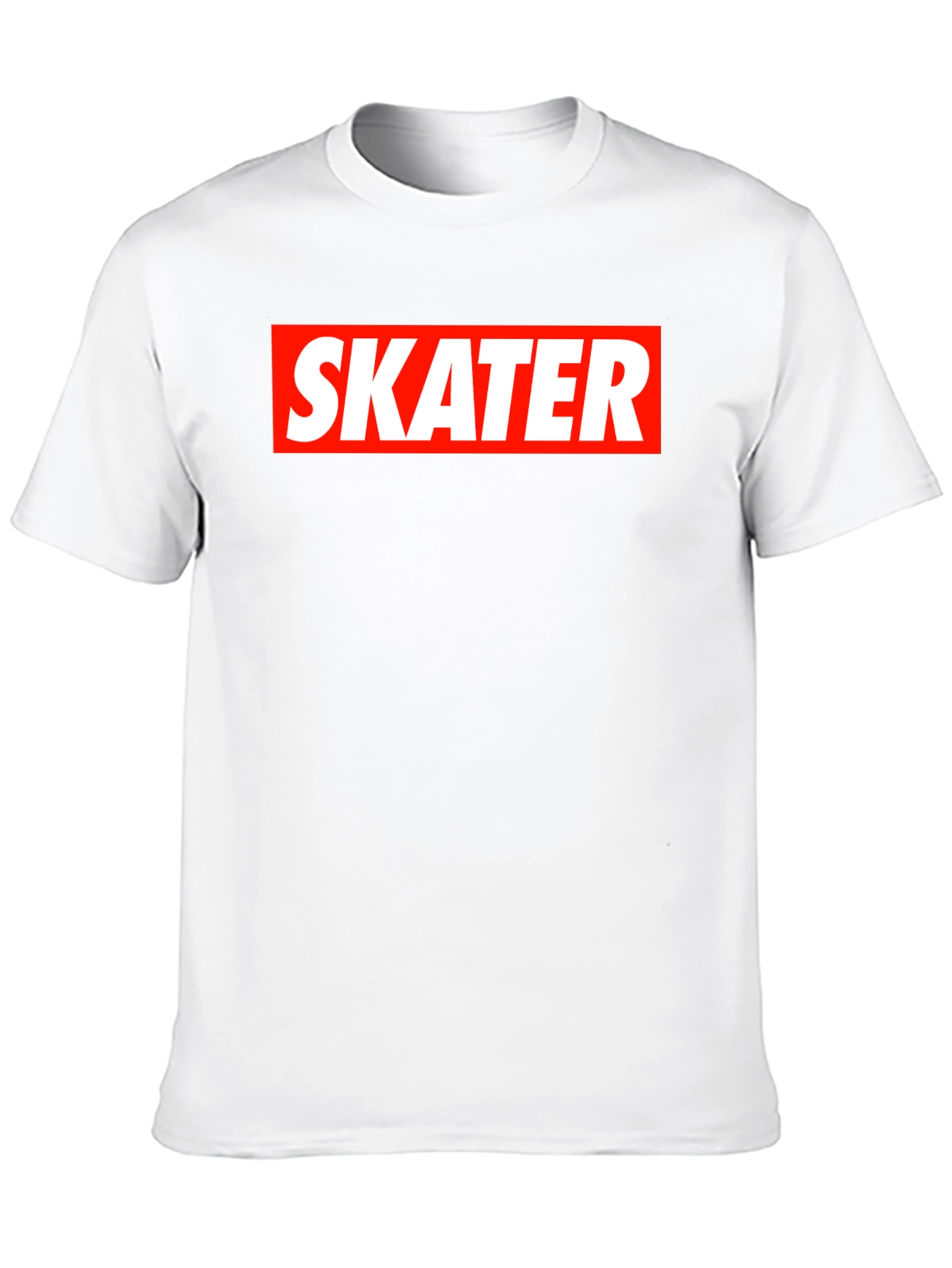 Skater Tee - Classic Box Logo Style