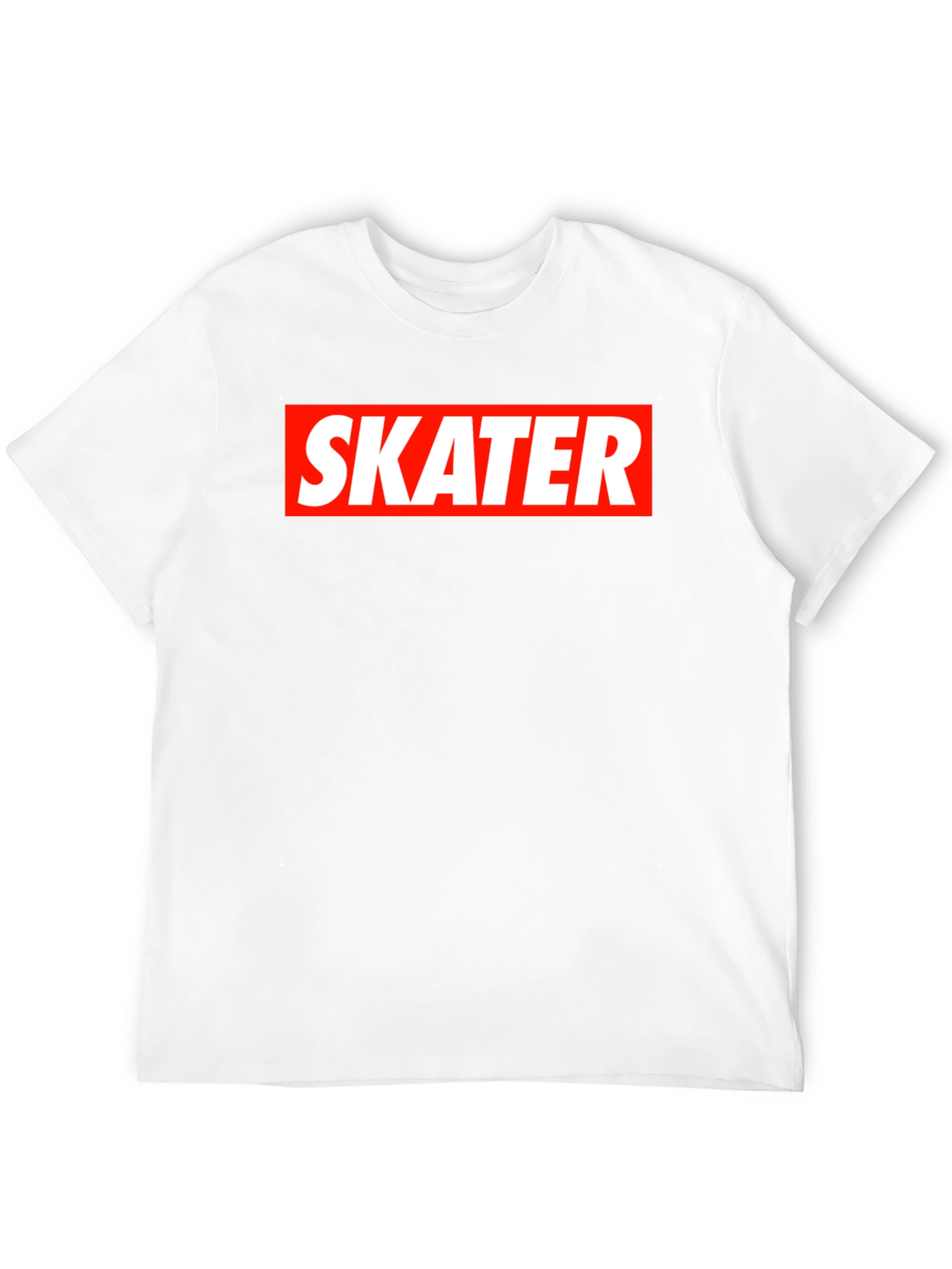 Skater Tee - Classic Box Logo Style