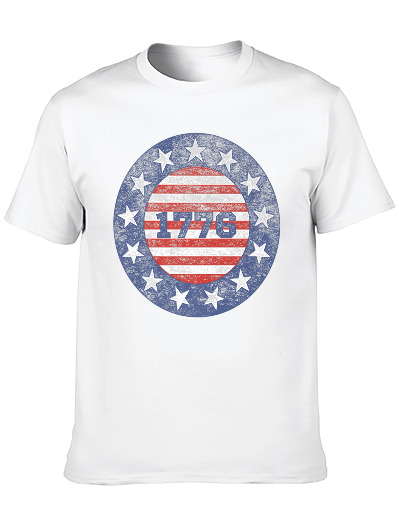 1776 Patriotic Stars and Stripes Graphic T-Shirt
