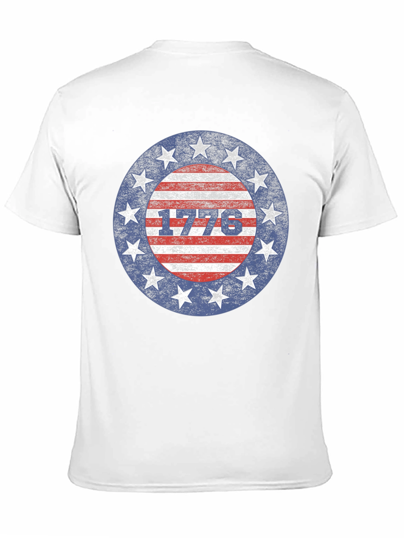1776 Patriotic Stars and Stripes Graphic T-Shirt