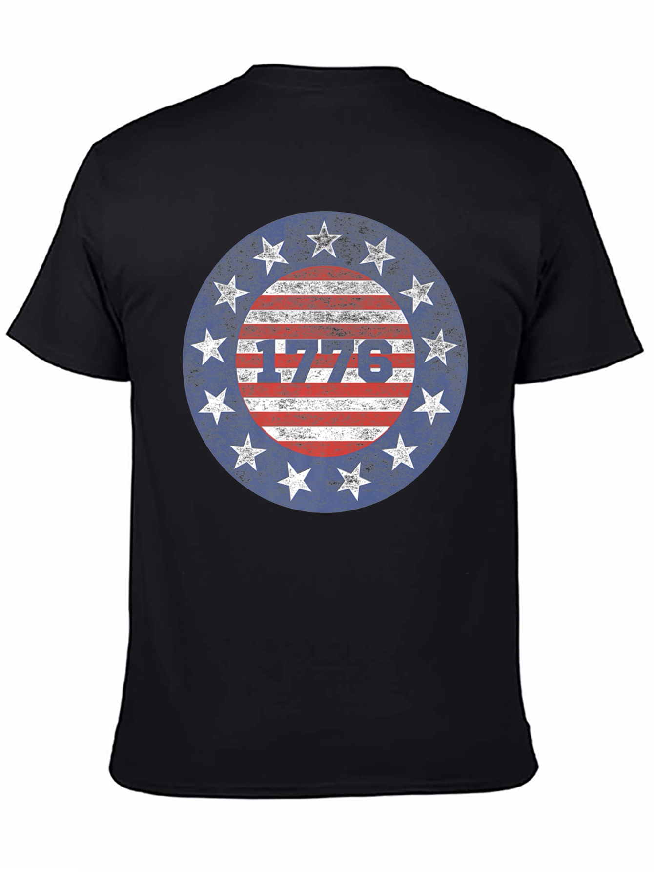 1776 Patriotic Stars and Stripes Graphic T-Shirt