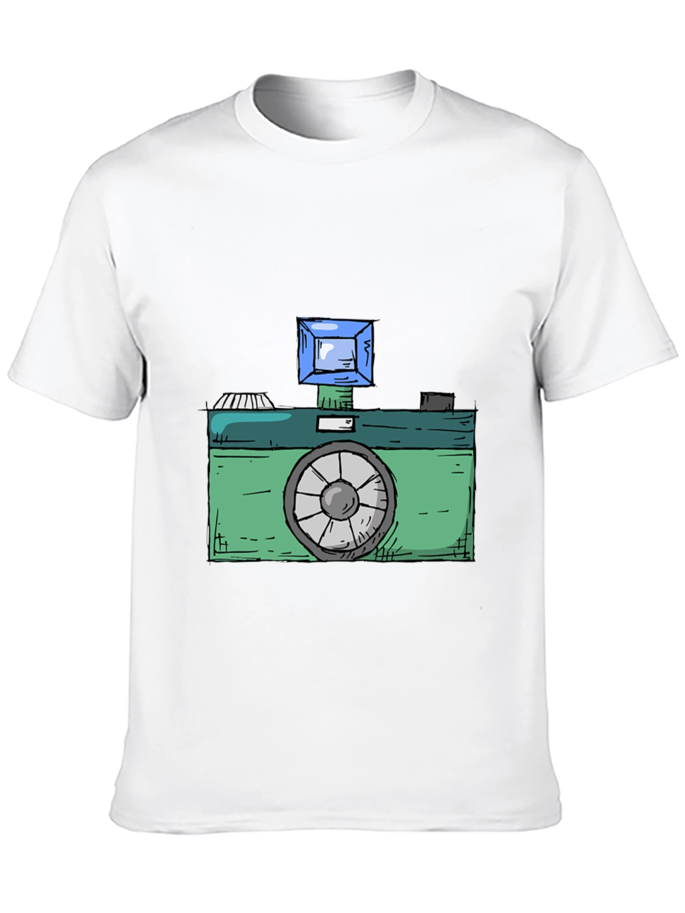 Retro Camera Graphic Tee - Classic Cool Style