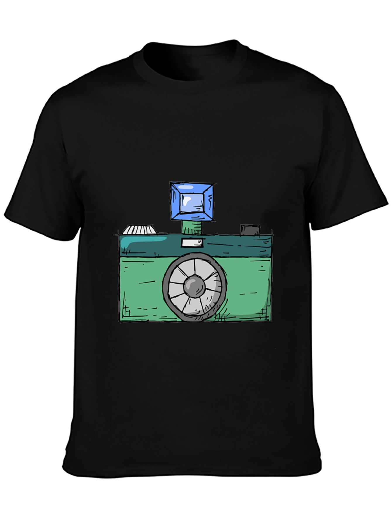 Retro Camera Graphic Tee - Classic Cool Style