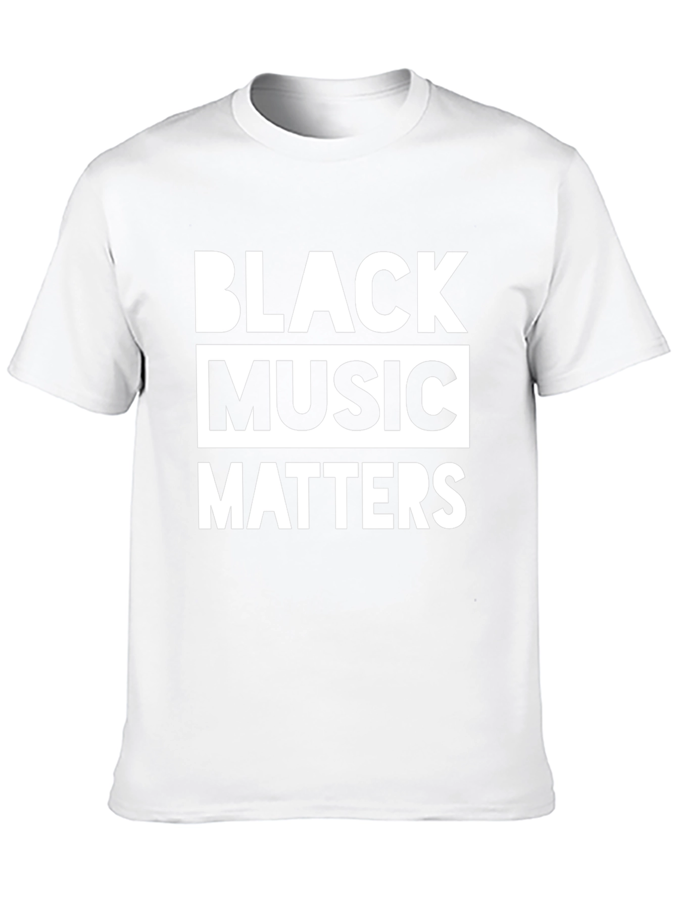 Black Music Matters Graphic Tee - Stylish Statement Shirt