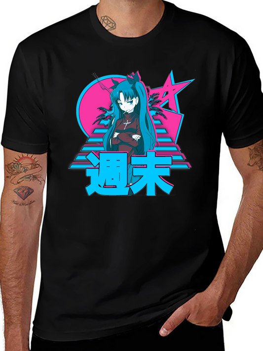 Retro Anime Graphic T-Shirt
