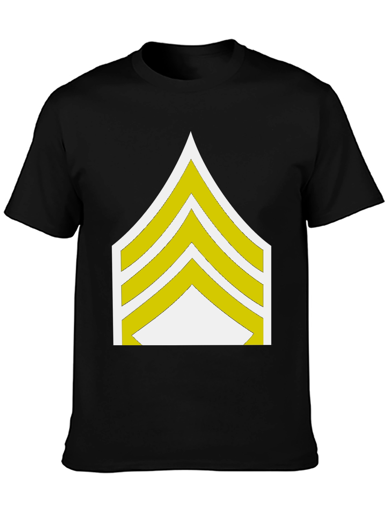 Sergeant Stripes Graphic Tee - Military Style