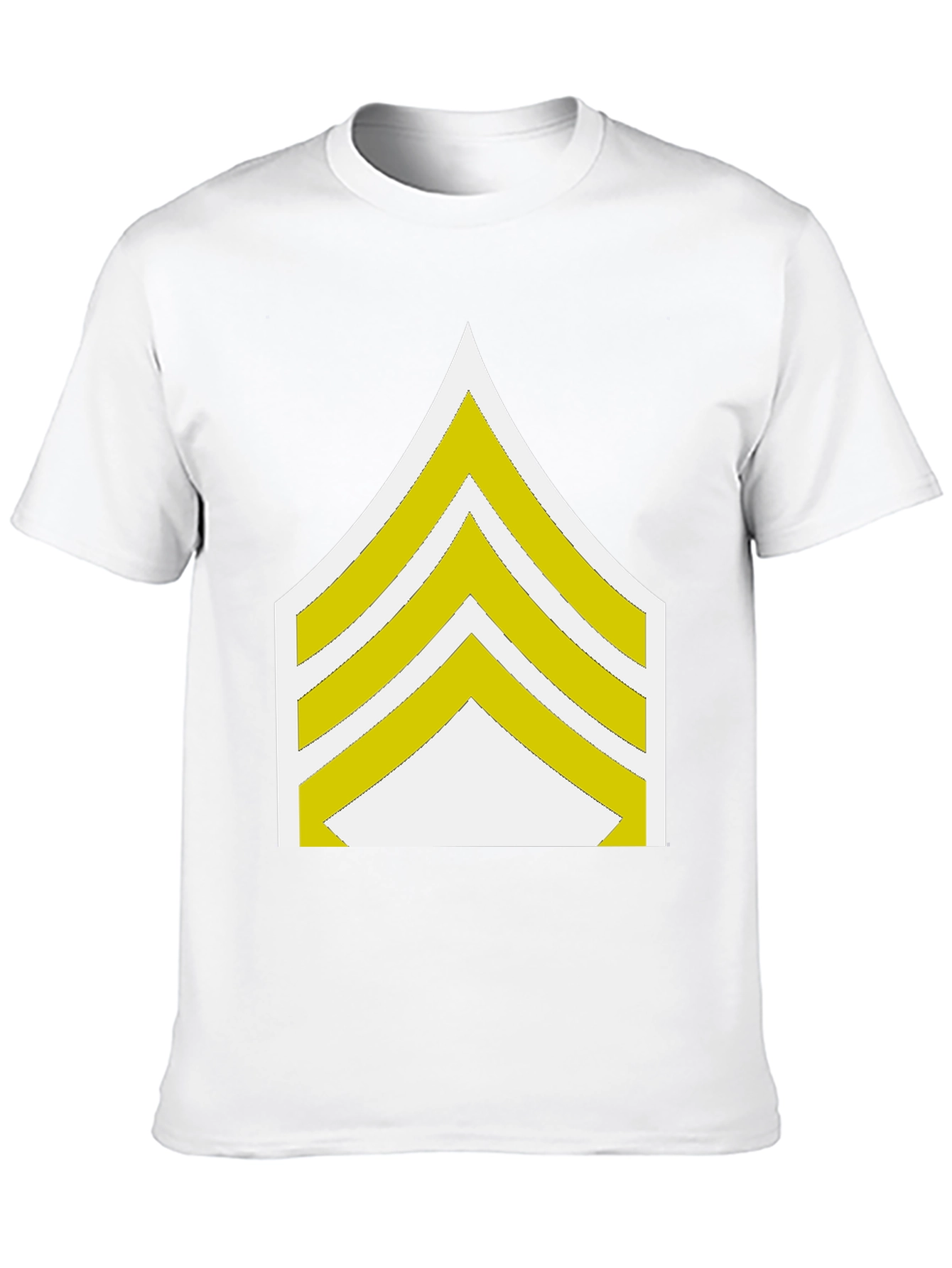 Sergeant Stripes Graphic Tee - Military Style