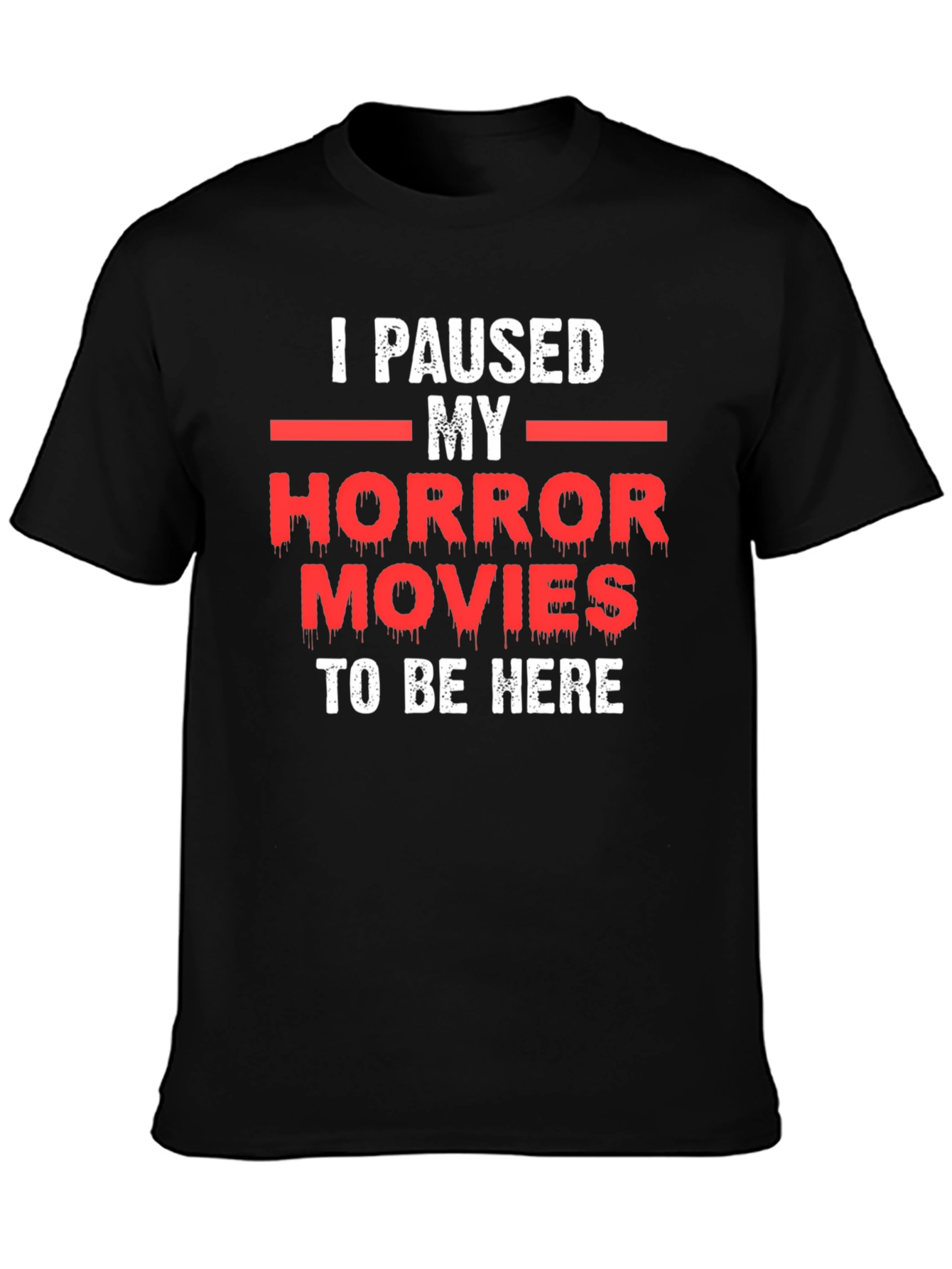 Horror Movie Pause T-Shirt