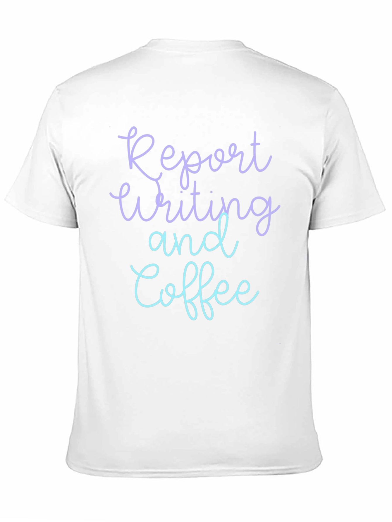 Report Writing and Coffee Black T-Shirt