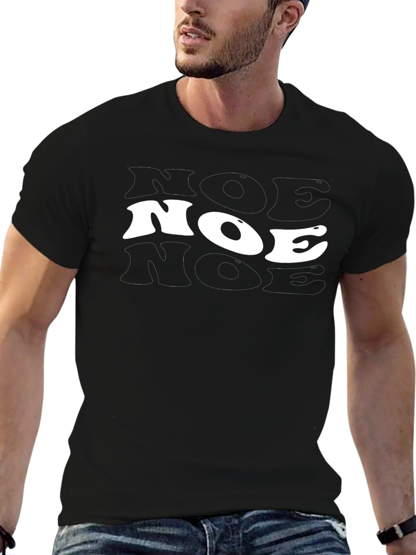 Funky NOE T-Shirt - Retro Style Graphic Tee