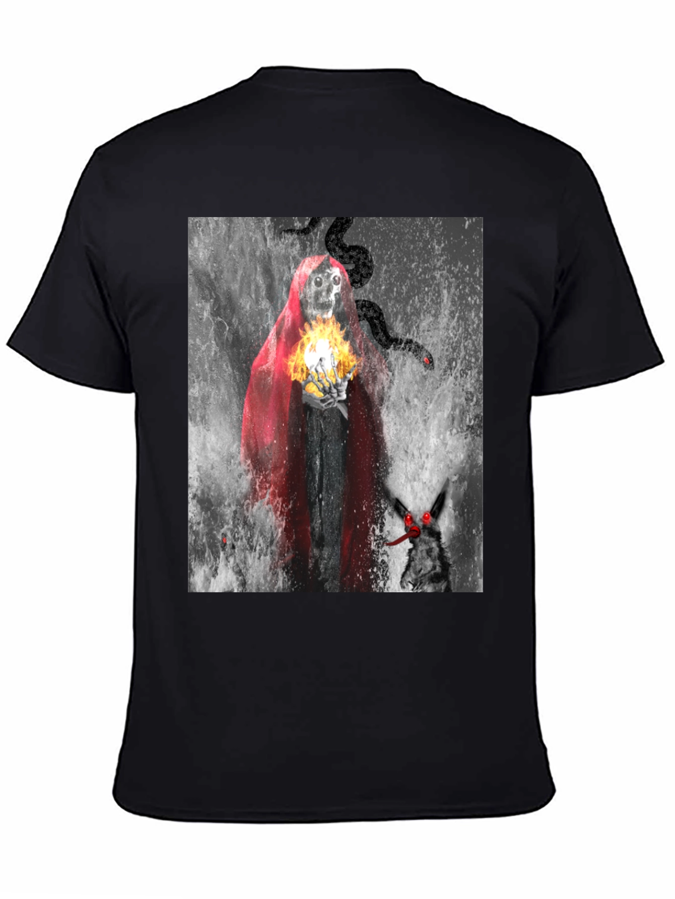 Grim Reaper T-Shirt - Dark Fantasy Design