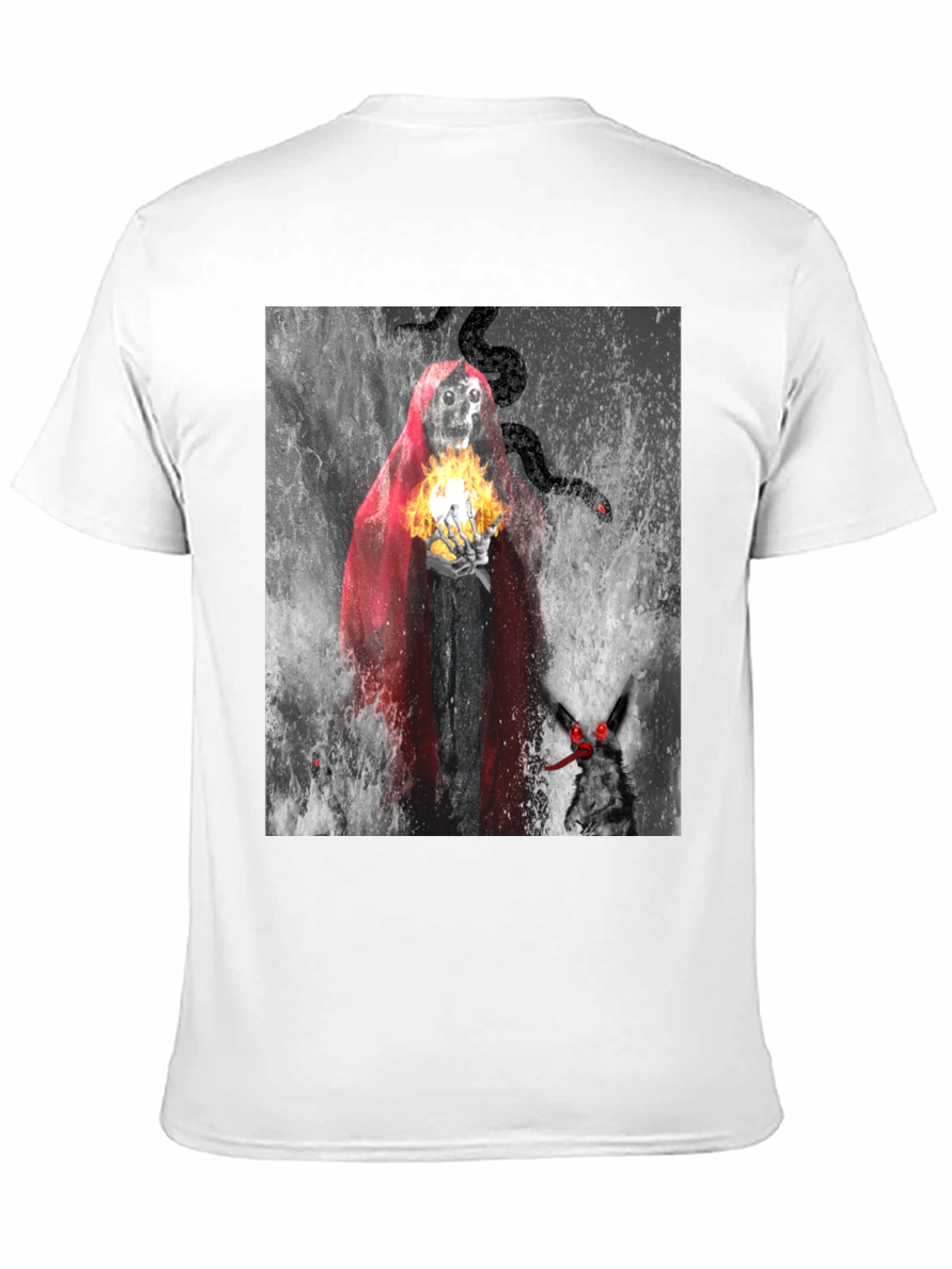 Grim Reaper T-Shirt - Dark Fantasy Design