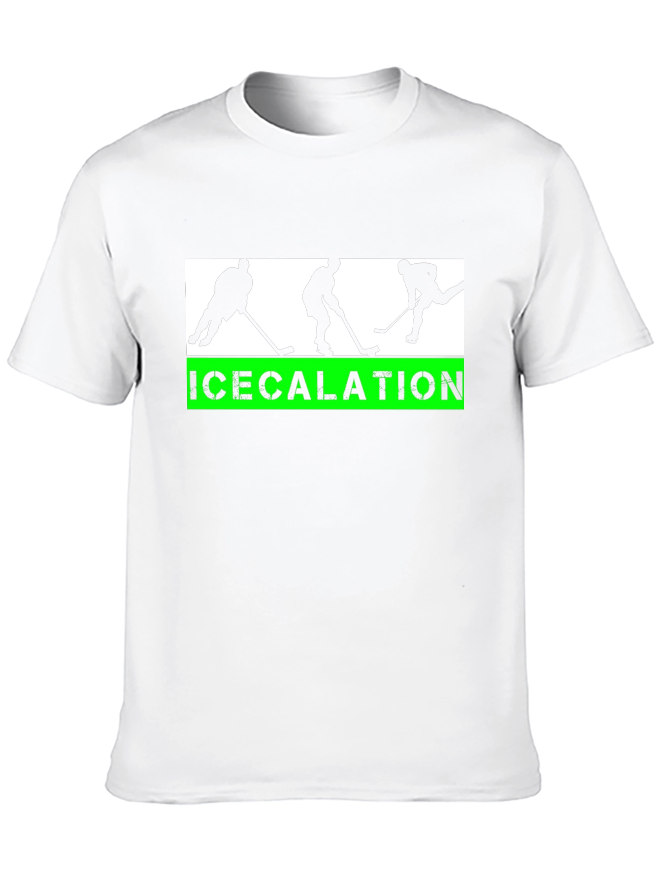 Icecalation Hockey T-Shirt - Black Graphic Tee