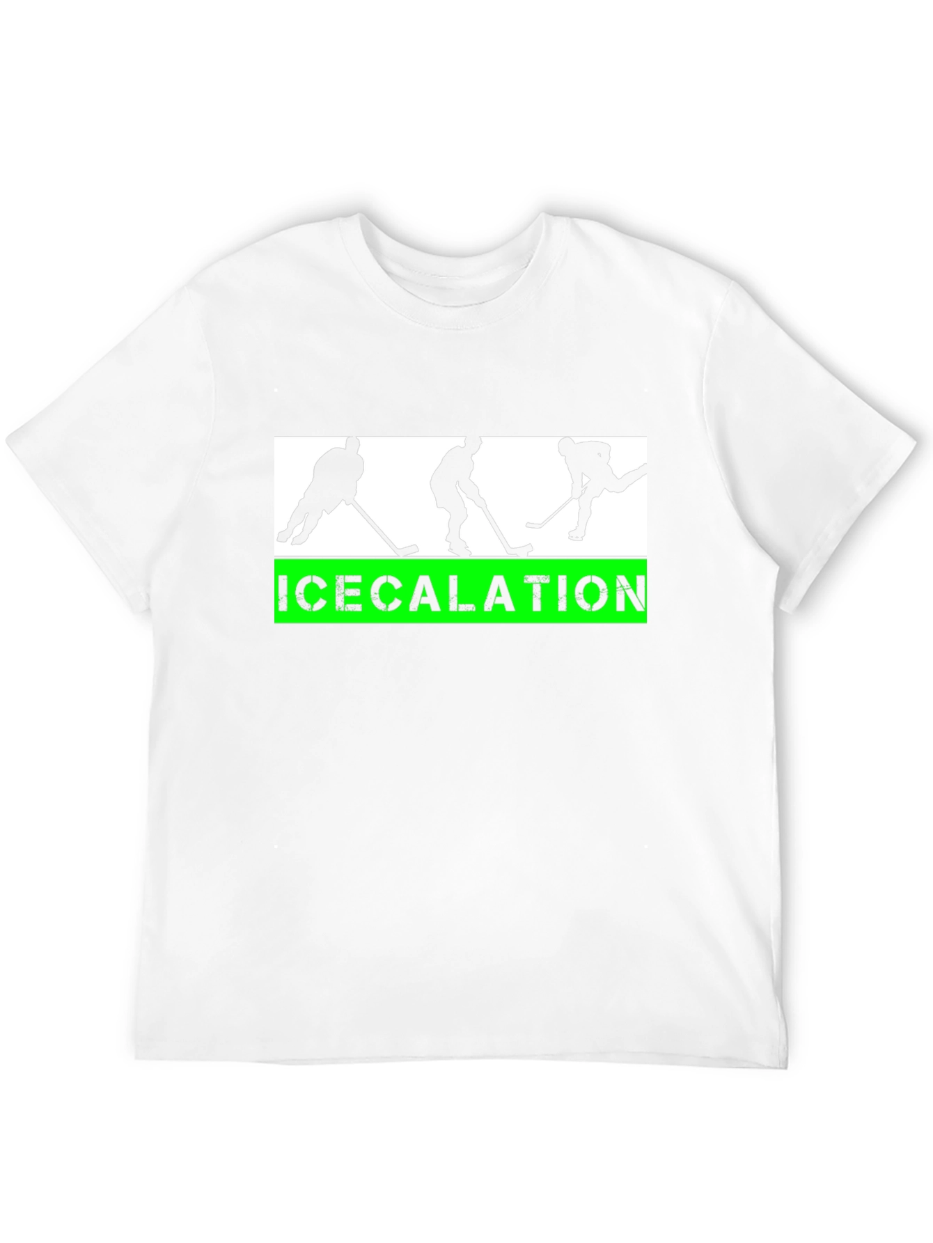 Icecalation Hockey T-Shirt - Black Graphic Tee
