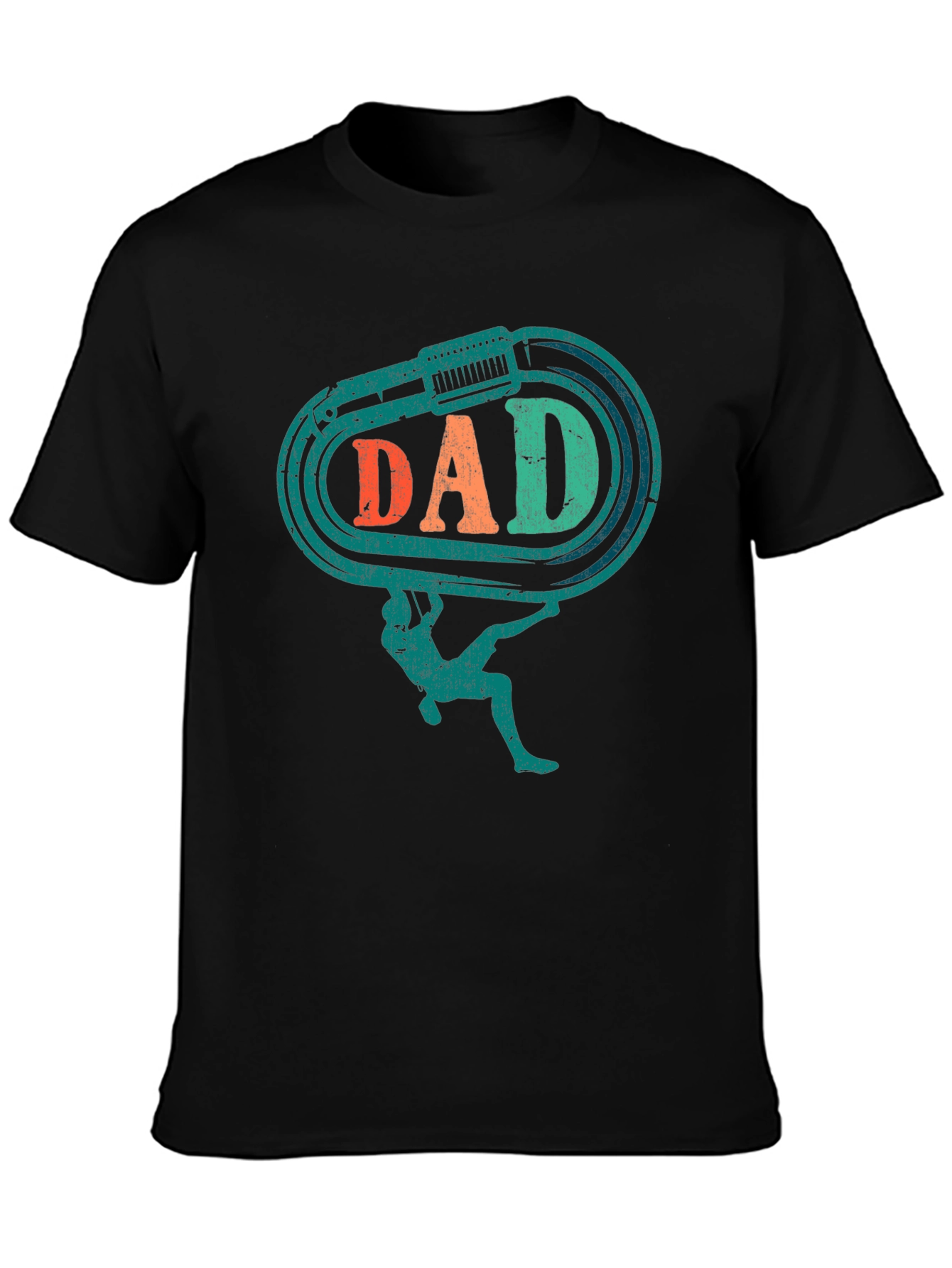 DAD Climbing T-Shirt Black Tee