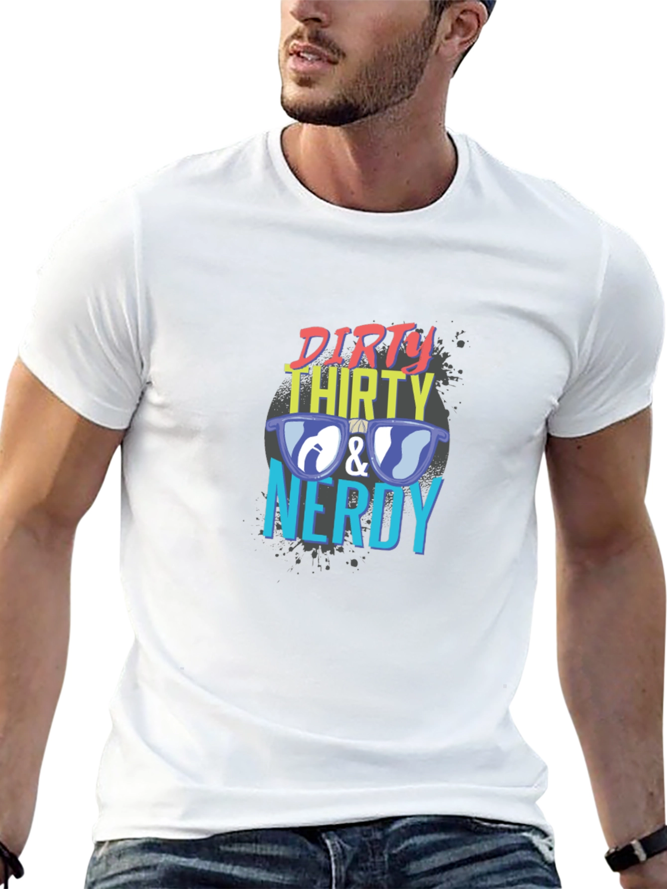 Dirty Thirty & Nerdy Graphic Tee