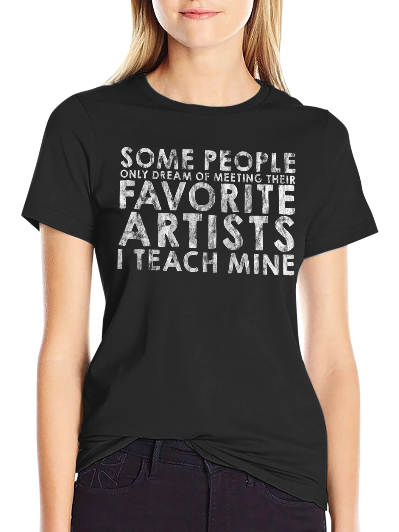 I Teach Mine Artists Graphic T-Shirt