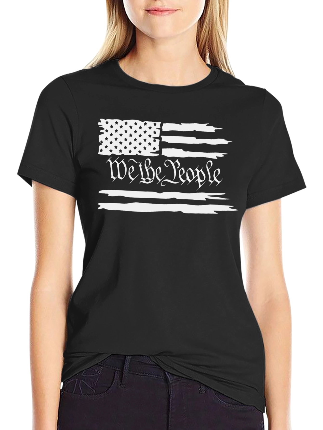 We The People American Flag Patriotic T-Shirt