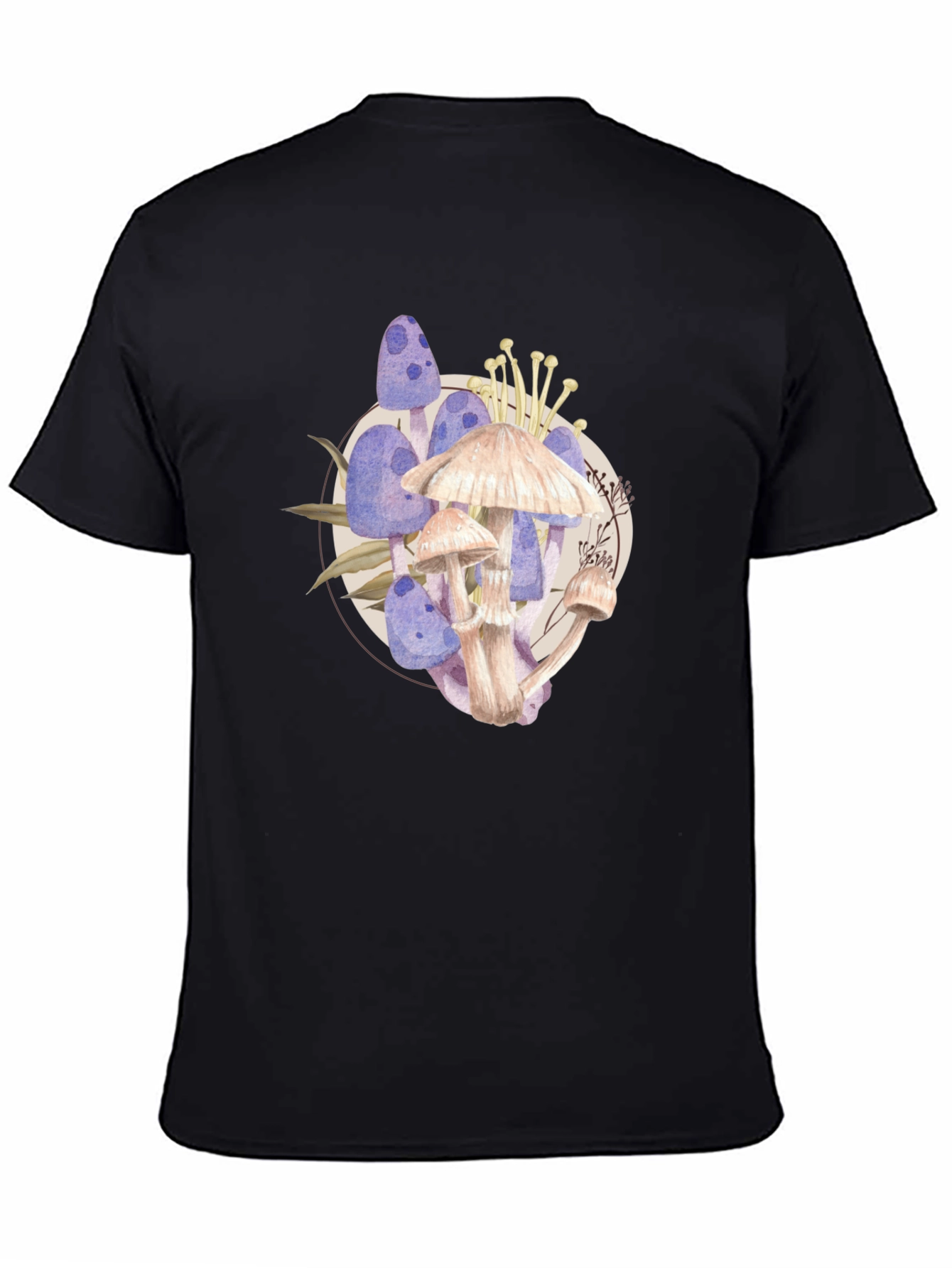 Mushroom Watercolor Graphic T-Shirt