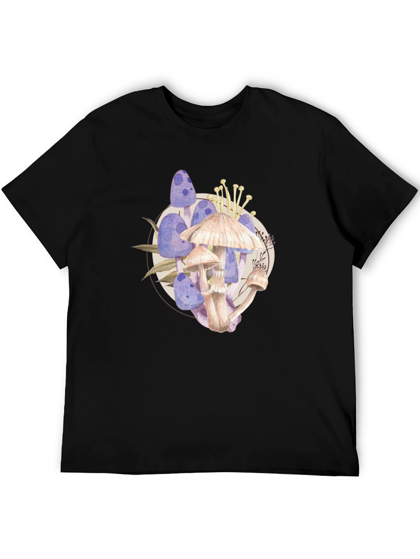 Mushroom Watercolor Graphic T-Shirt