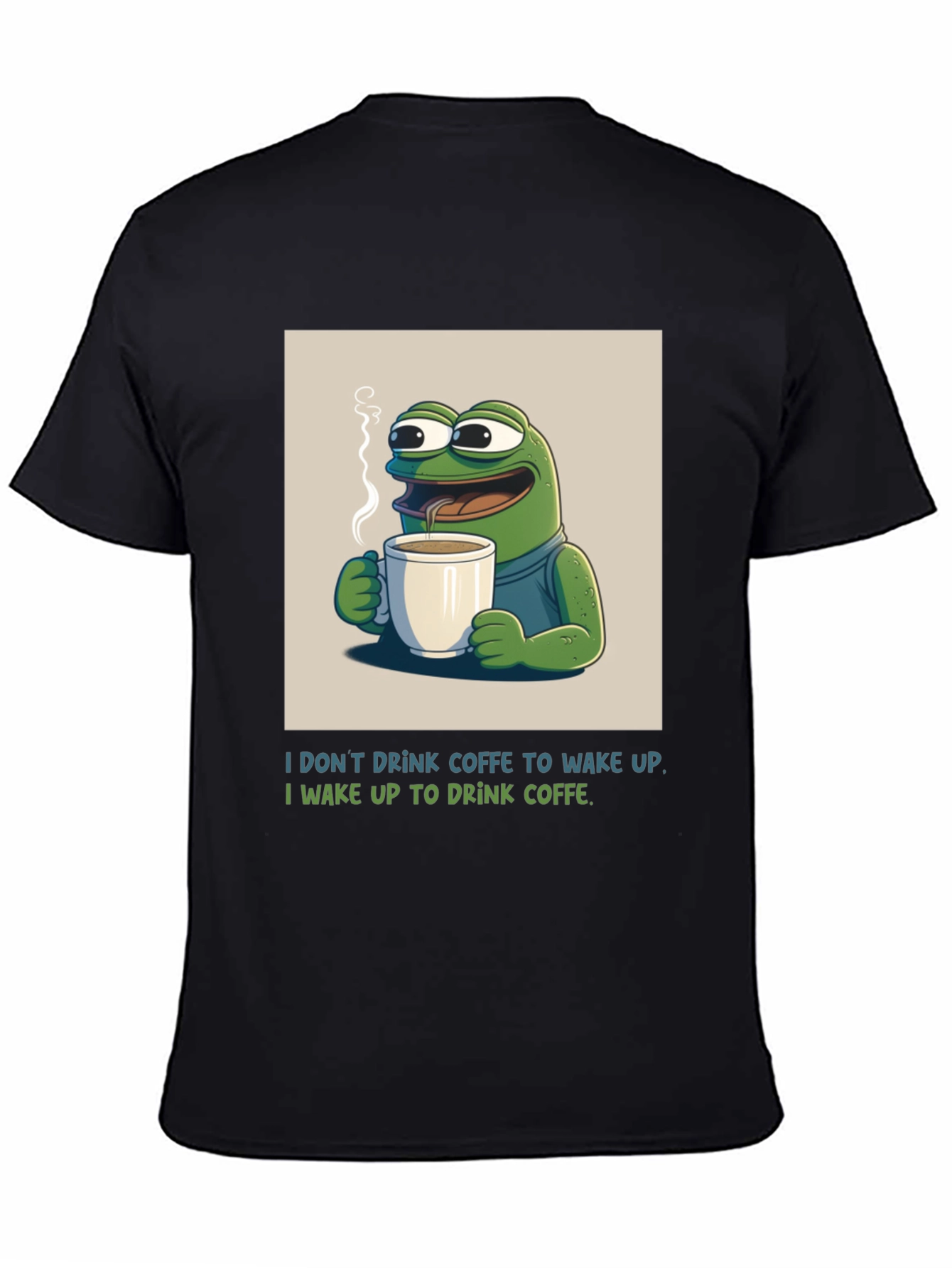 Funny Frog Coffee T-Shirt