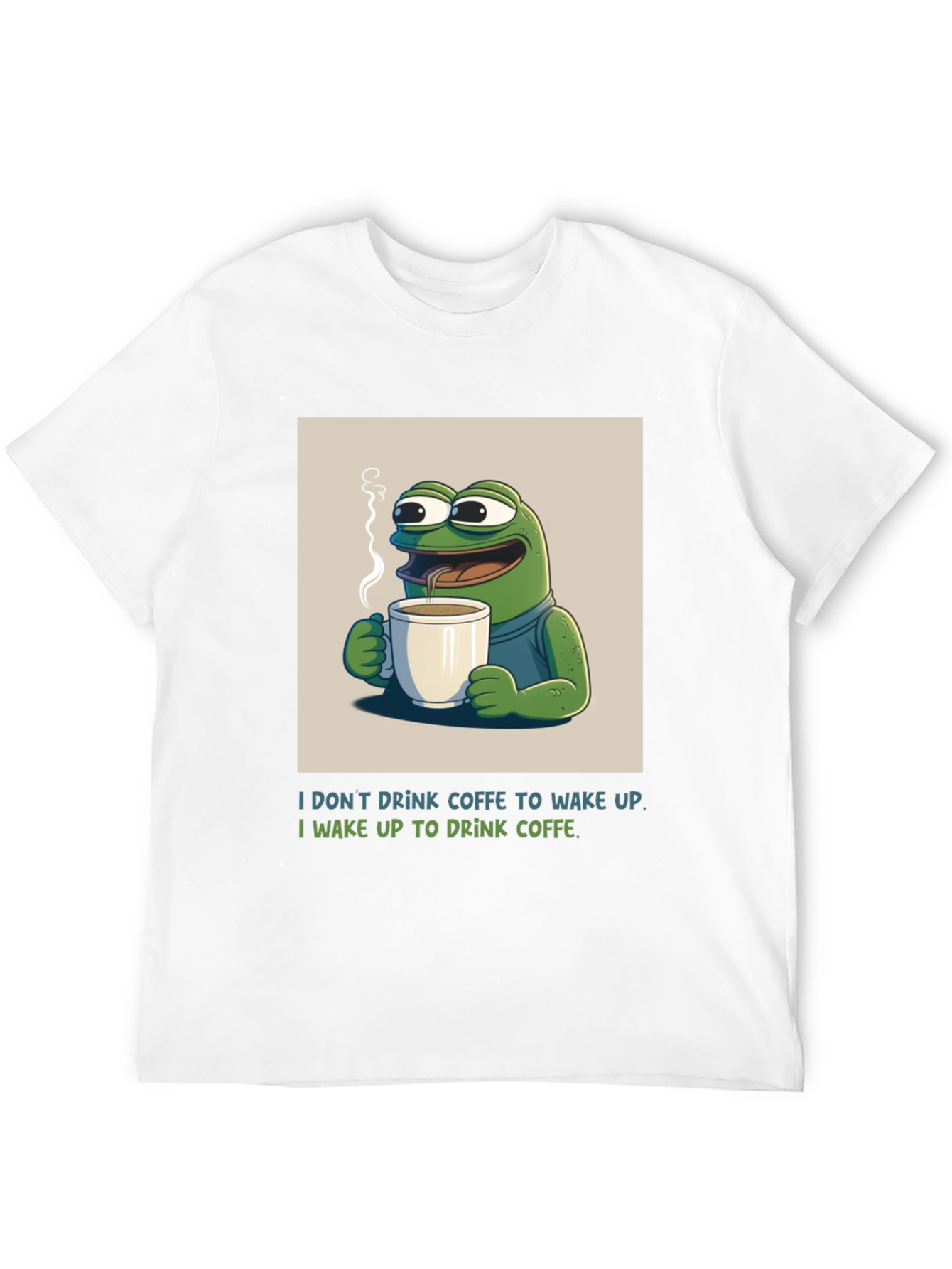 Funny Frog Coffee T-Shirt
