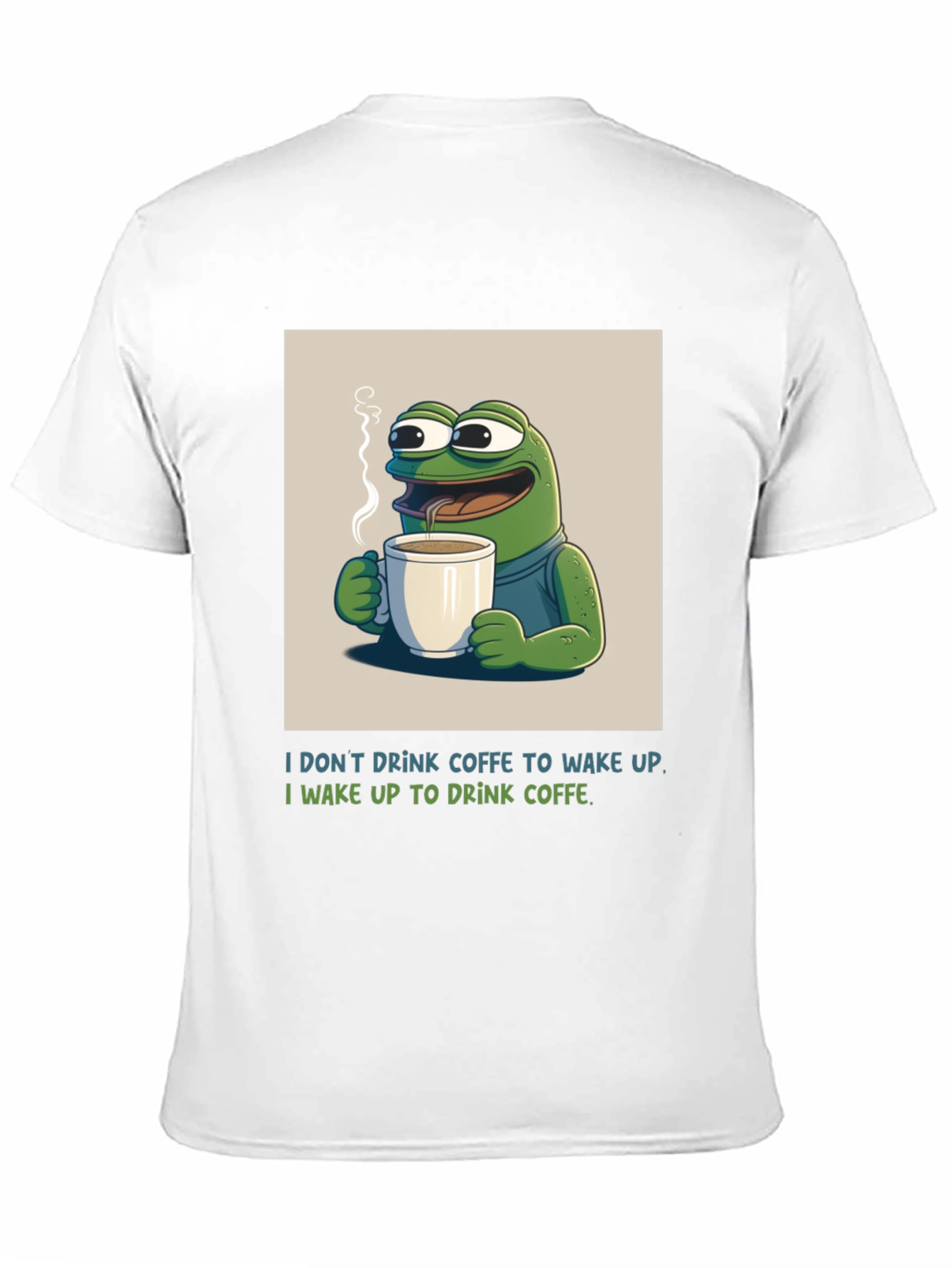 Funny Frog Coffee T-Shirt